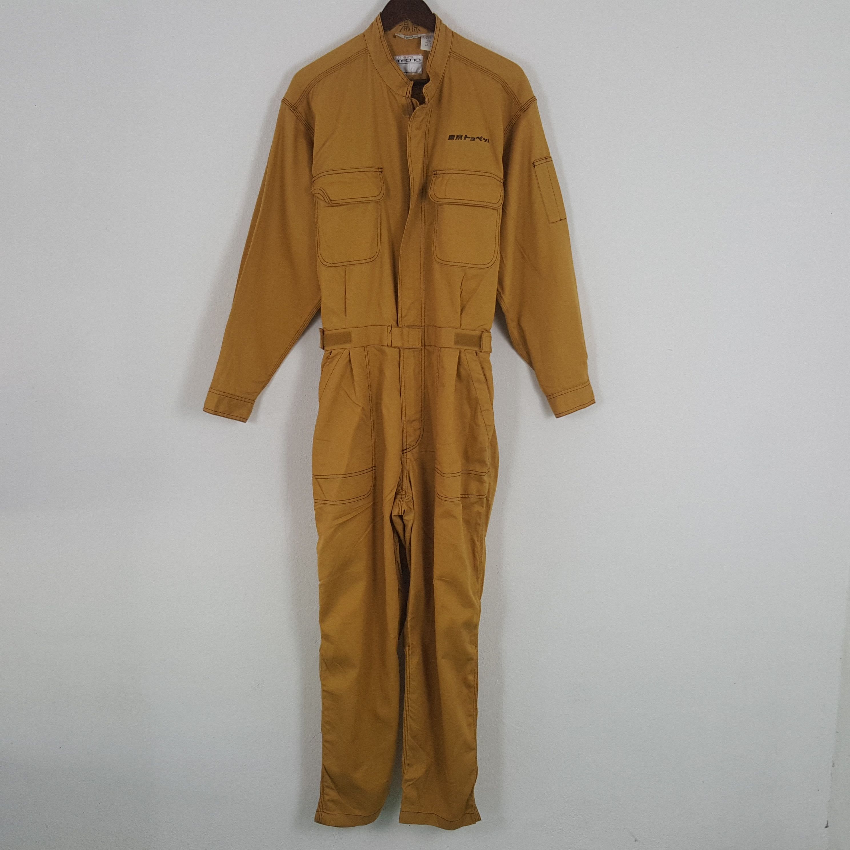 Sports Specialties × Vintage Vintage Toyota Tecno Japan Uniform Coverall Jacket Size US L / EU 52-54 / 3 - 6 Thumbnail
