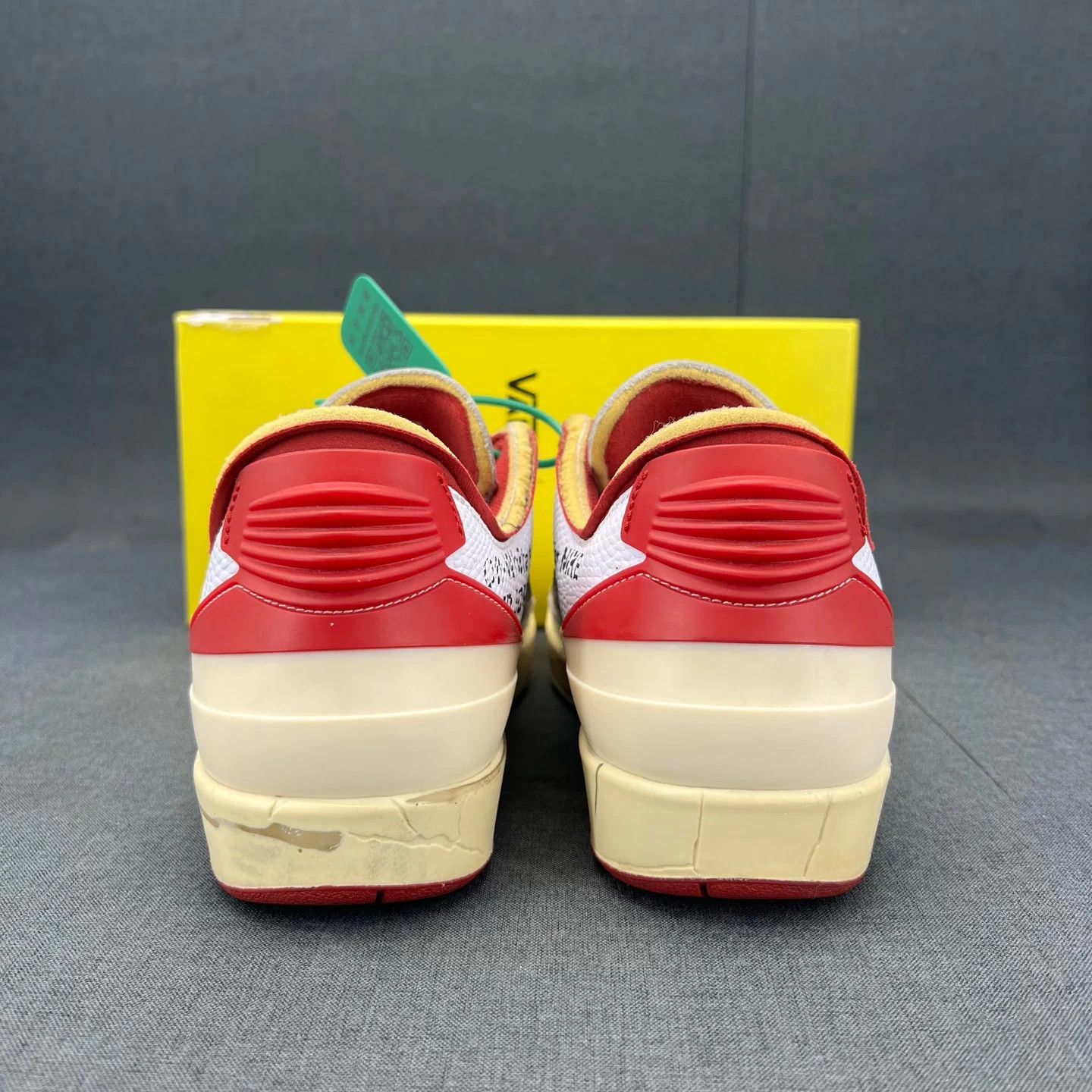Nike Air Jordan 1 White Red 42.5 Laces & Extras Original Box Size US 9 / EU 42 - 5 Thumbnail