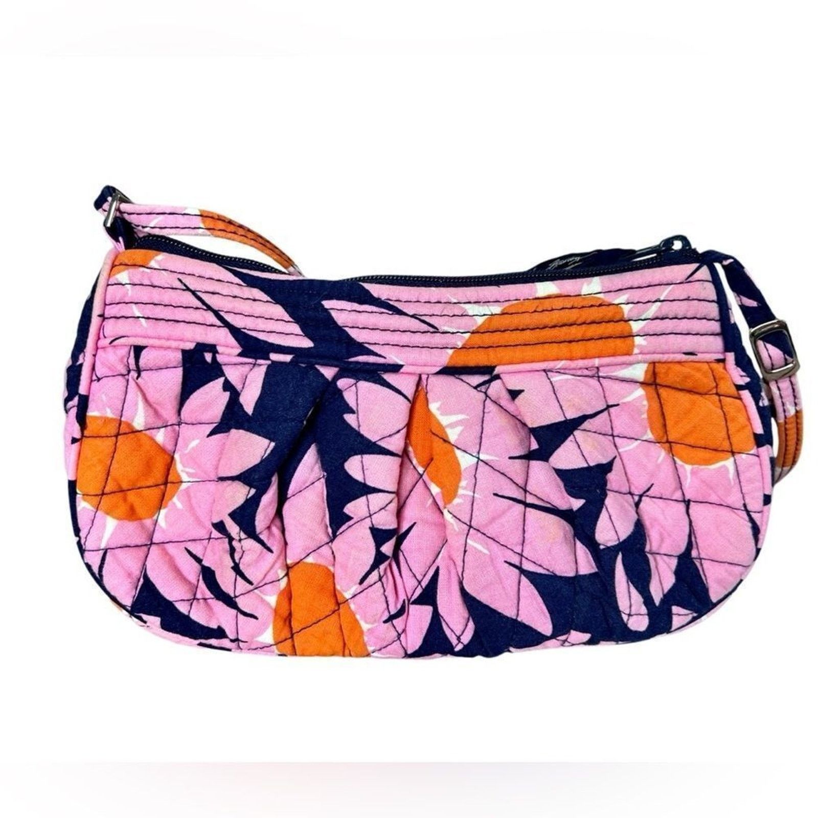 Vera Bradley Vera Bradley Quilted "Loves Me" Mini Crossbody Handbag Pink Size ONE SIZE - 1 Thumbnail