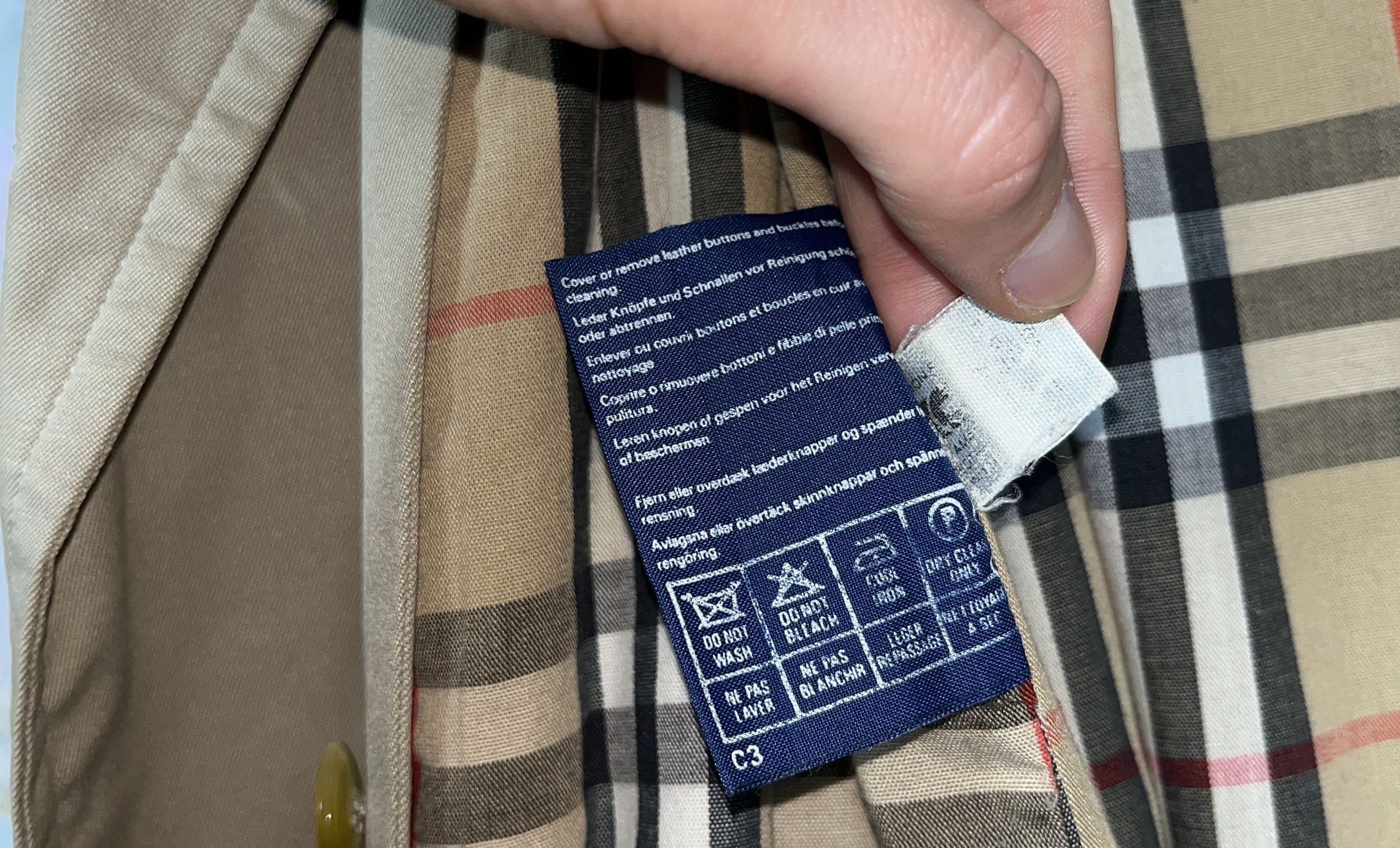 Burberry Burberry's Coat Trench Nova Check Vintage 90s Beige Size L Size US L / EU 52-54 / 3 - 18 Thumbnail