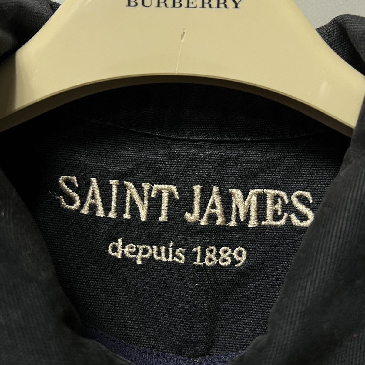 Saint James Saint James Cotton Canvas French Work Chore jacket Sirocco Size US M / EU 48-50 / 2 - 13 Thumbnail