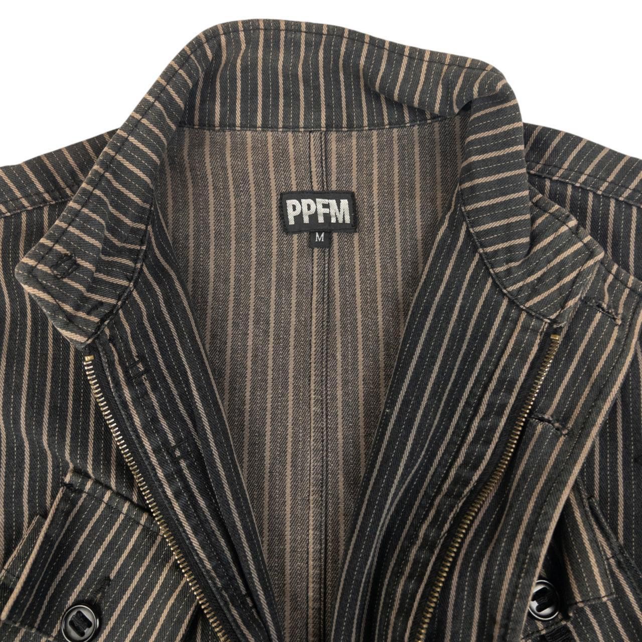 Designer Vintage PPFM Striped Multi Pocket Jacket Size M Size US M / EU 48-50 / 2 - 3 Thumbnail
