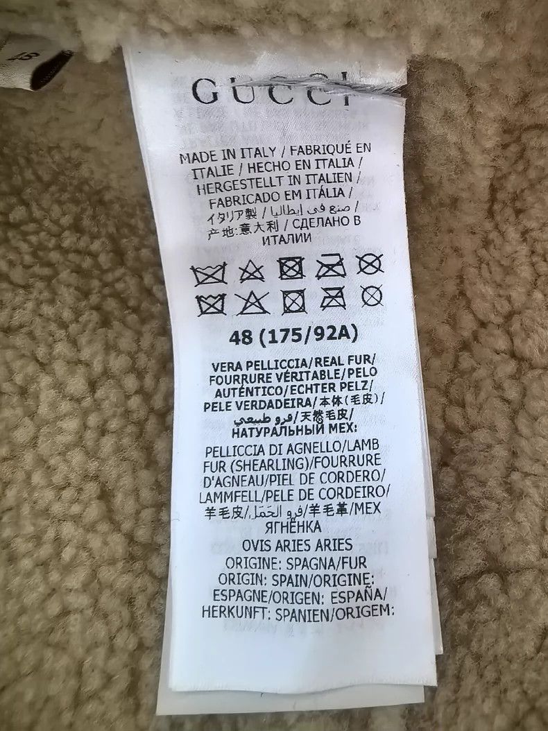Gucci Gucci Italian men's brand-new fur all-in-one medium-long ja Size US M / EU 48-50 / 2 - 9 Thumbnail