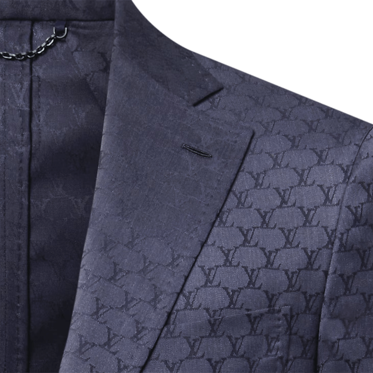 Louis Vuitton Napolitana Single-Breasted Jacket - 44 XXS Size 44S - 2 Thumbnail