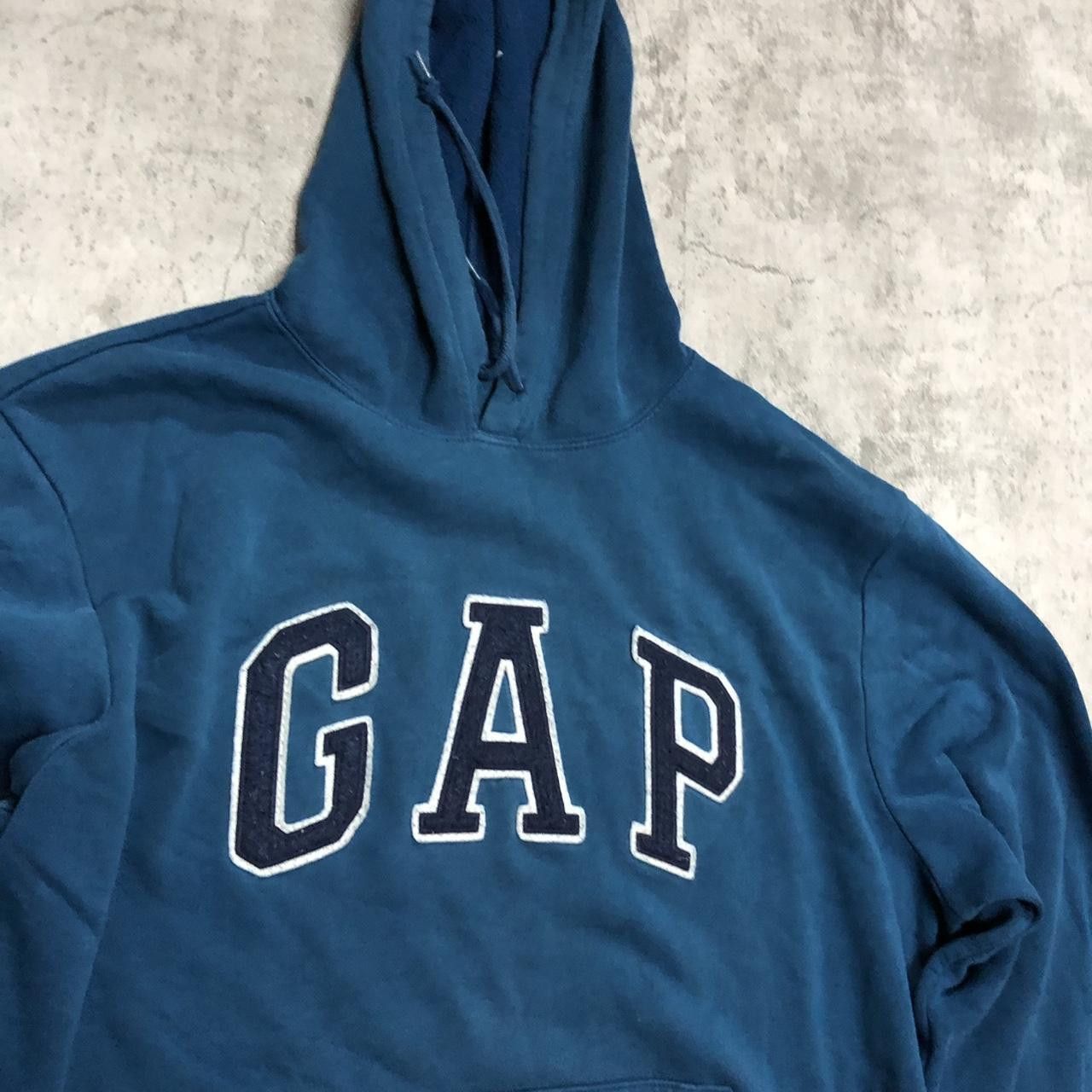 Gap Blue Gap hoodie with embroidered logo #retro Size US M / EU 48-50 / 2 - 2 Thumbnail