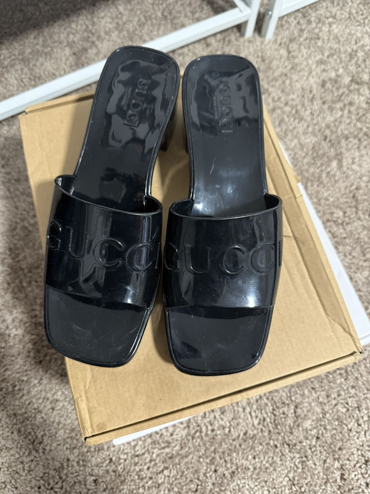 Gucci Gucci 60mm Slide Sandal Size US 9 / IT 39 - 3 Thumbnail