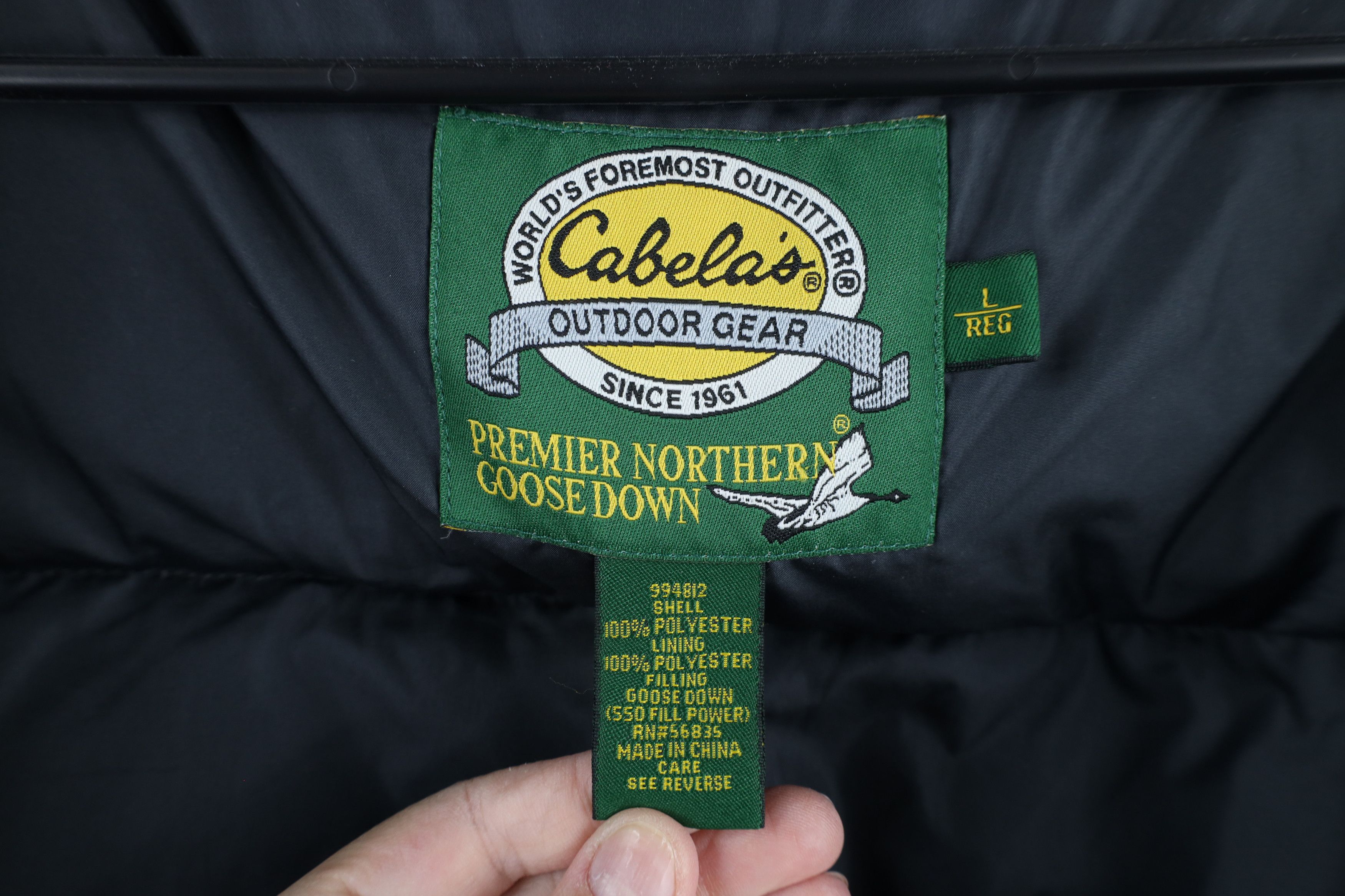 Cabelas × Vintage Vintage Cabelas Northern Goose Down Puffer Vest Jacket Size L / US 10 / IT 46 - 7 Thumbnail