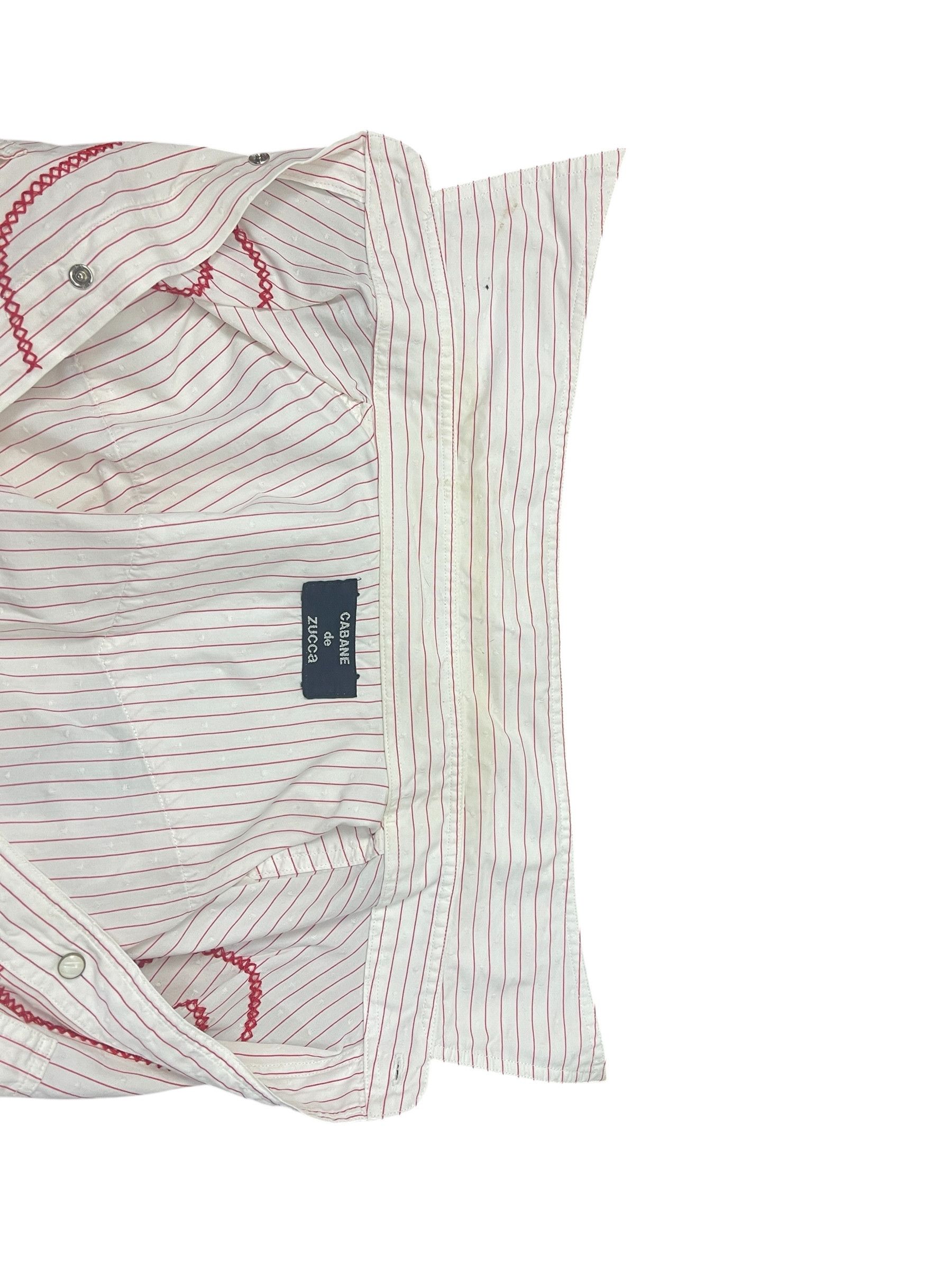 CABANE de ZUCCa Vintage Cabane De Zucca Western Snap Up Shirt Size US S / EU 44-46 / 1 - 11 Thumbnail