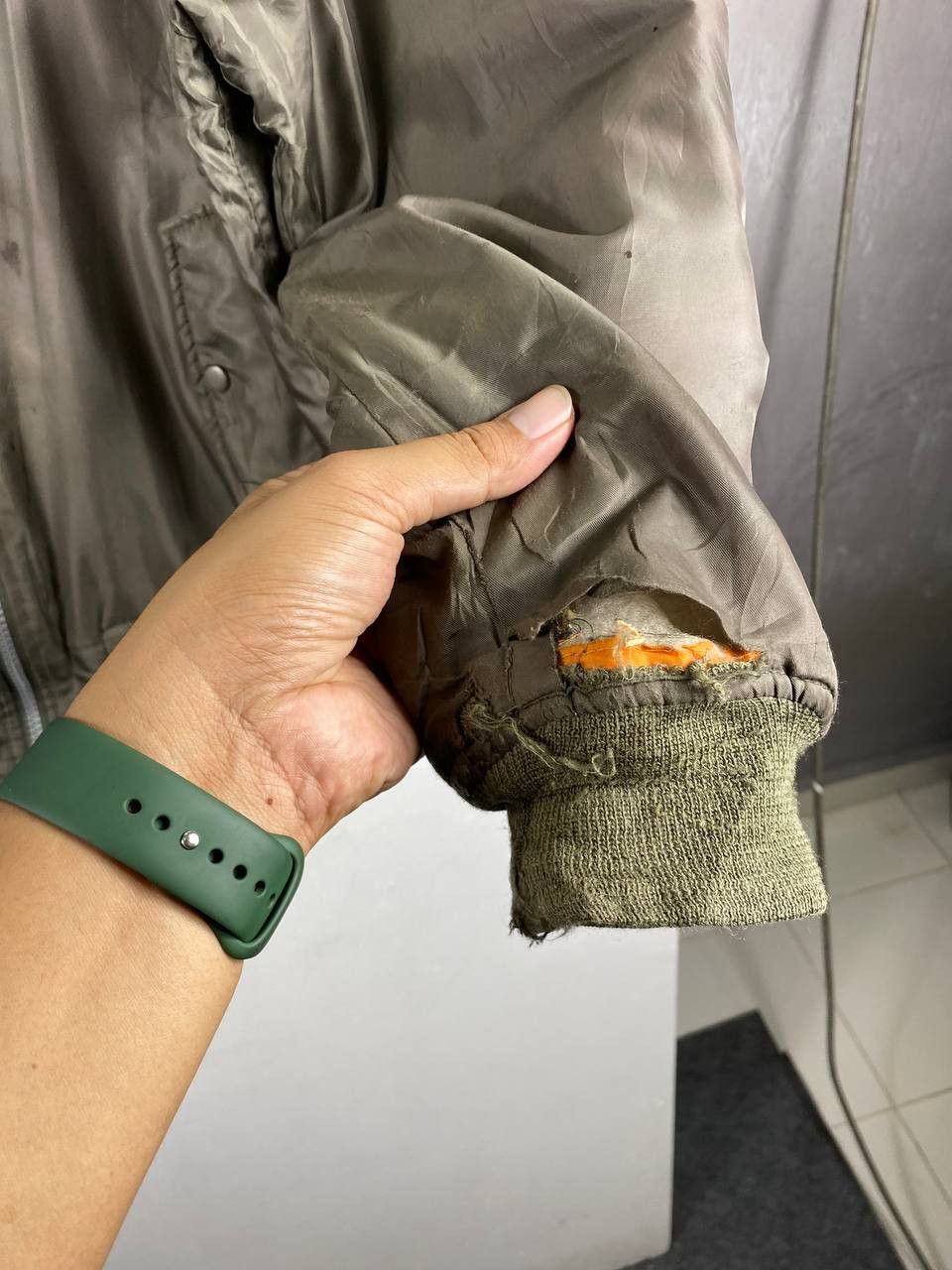 Japanese Brand japanese brand thrashed bomber jacket distressed Size US XXL / EU 58 / 5 - 6 Thumbnail