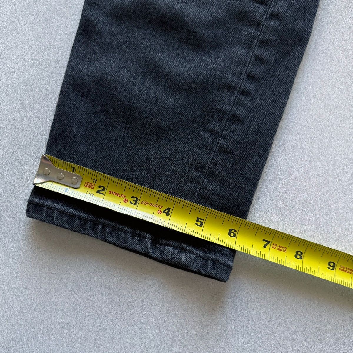 Acne Studios Acne Studios River Used Black Denim Jeans (29x32) Size US 30 / EU 46 - 13 Thumbnail
