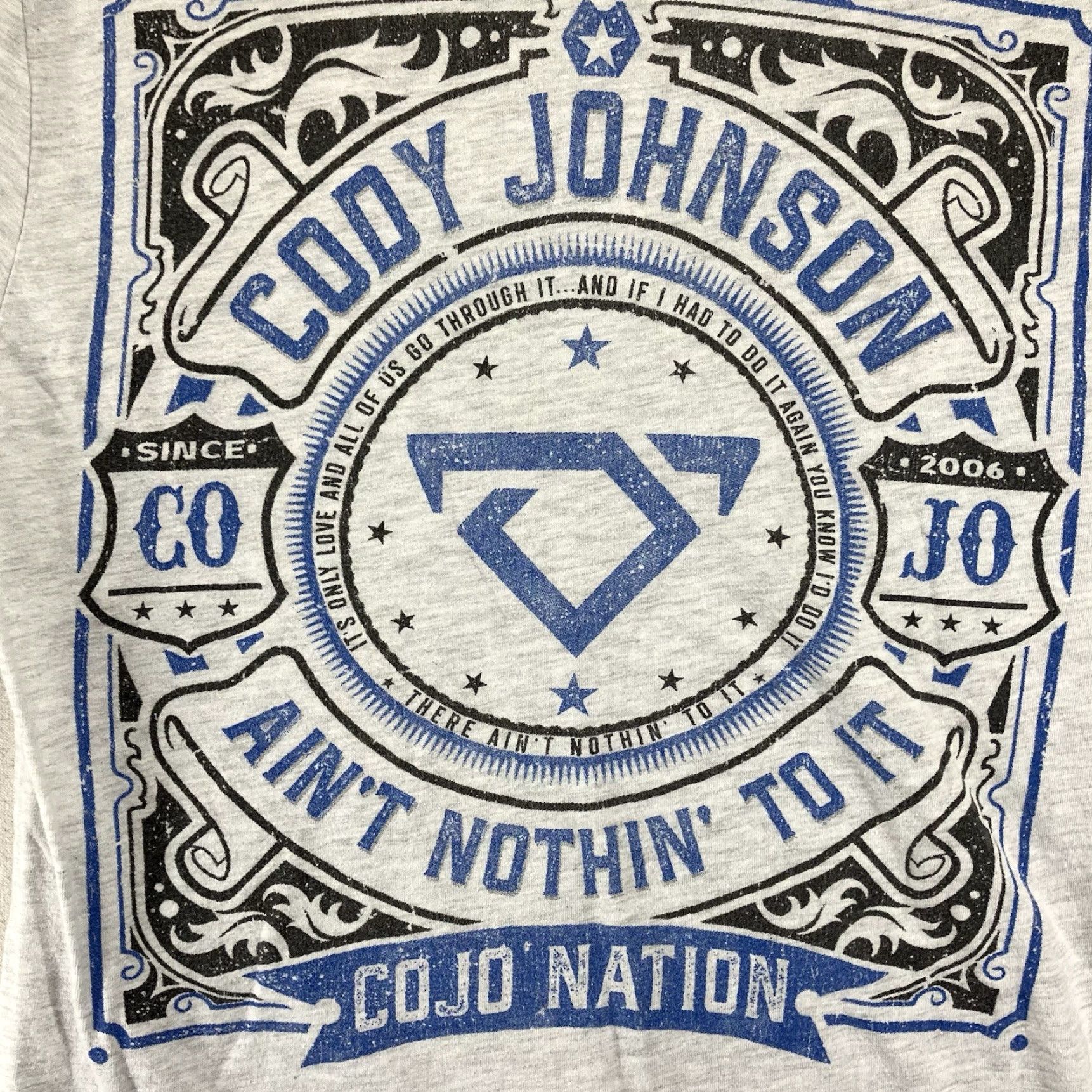 Doublet VINTAGE Cody Johnson Country Music T-Shirt Women Small Gray Graphic Short Sleeve All Seasons Size S / US 4 / IT 40 - 2 Thumbnail