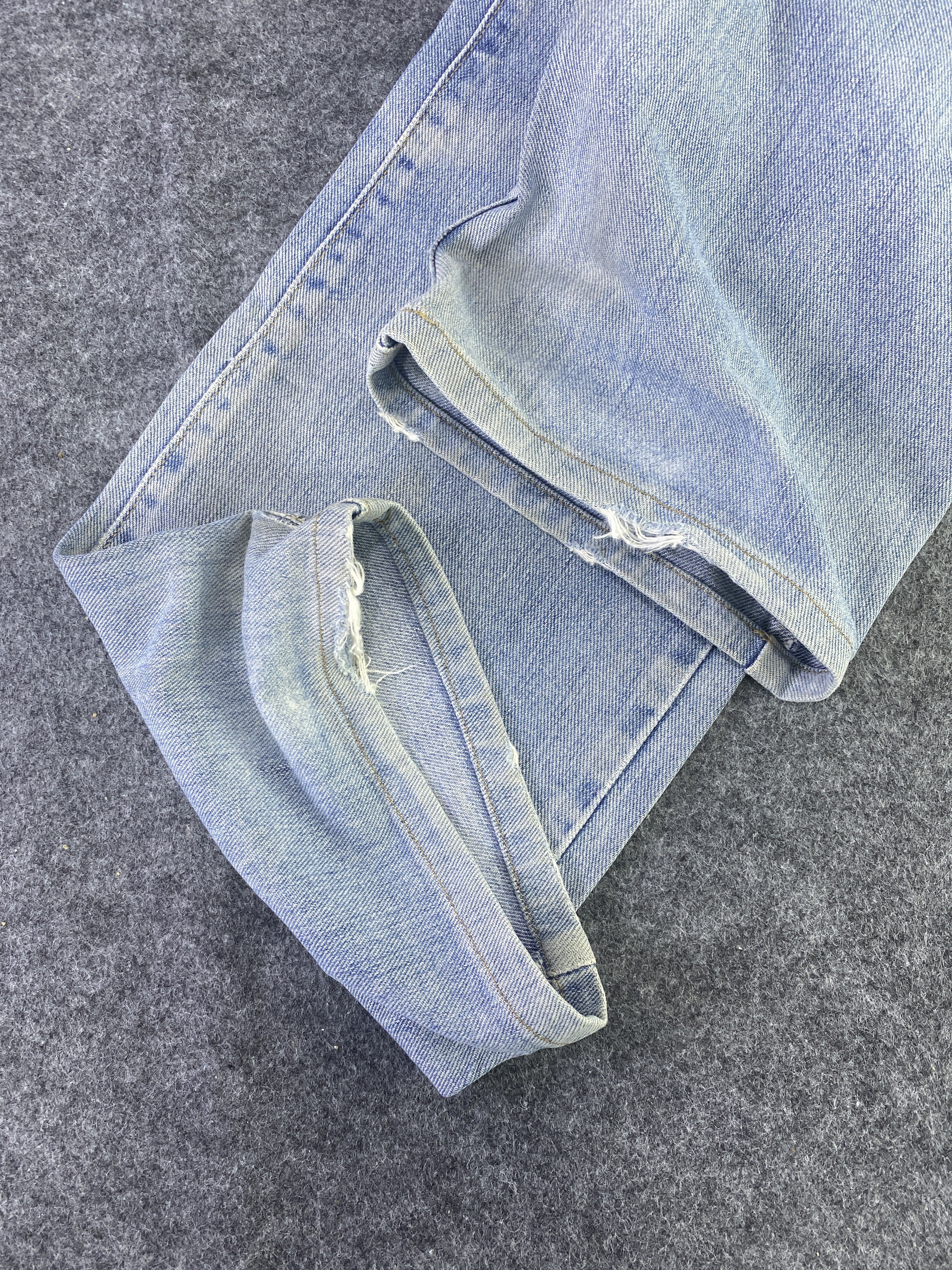 Edwin Edwin 604 Distress Blue Wash Denim - J903 Size US 29 - 12 Thumbnail
