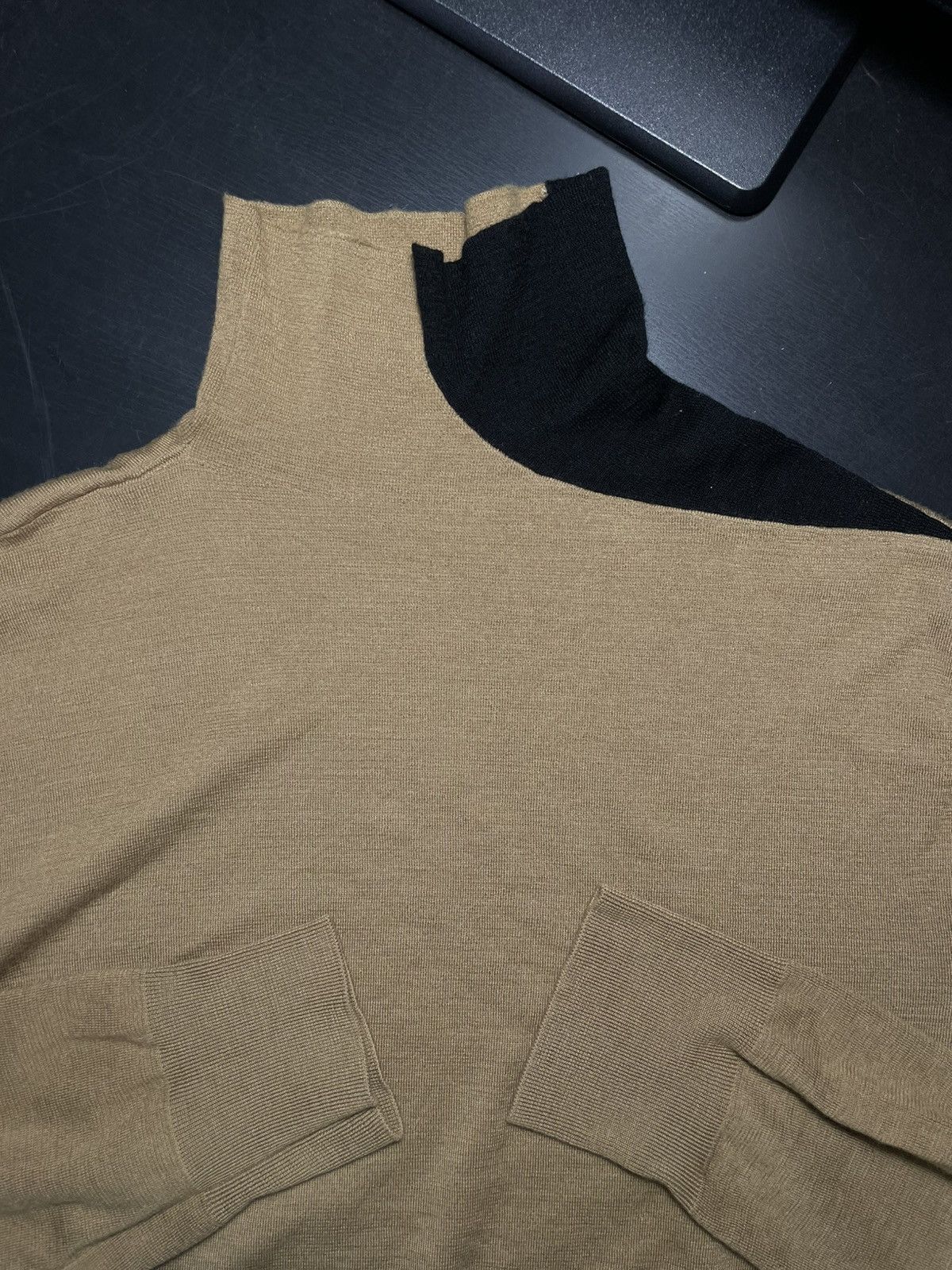 Hermes Hermès high-neck color-blocked knit sweater Size US M / EU 48-50 / 2 - 4 Thumbnail