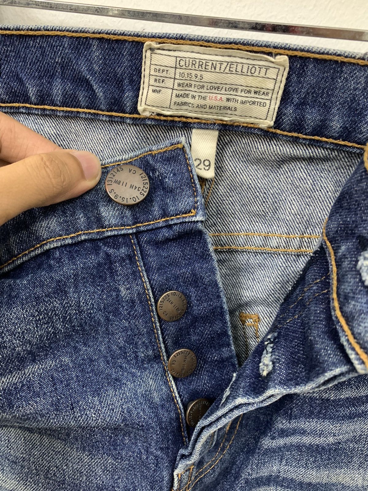 Current/Elliot Current & Elliot skinny zephyr destroys Size 34" / US 12 / IT 48 - 6 Thumbnail