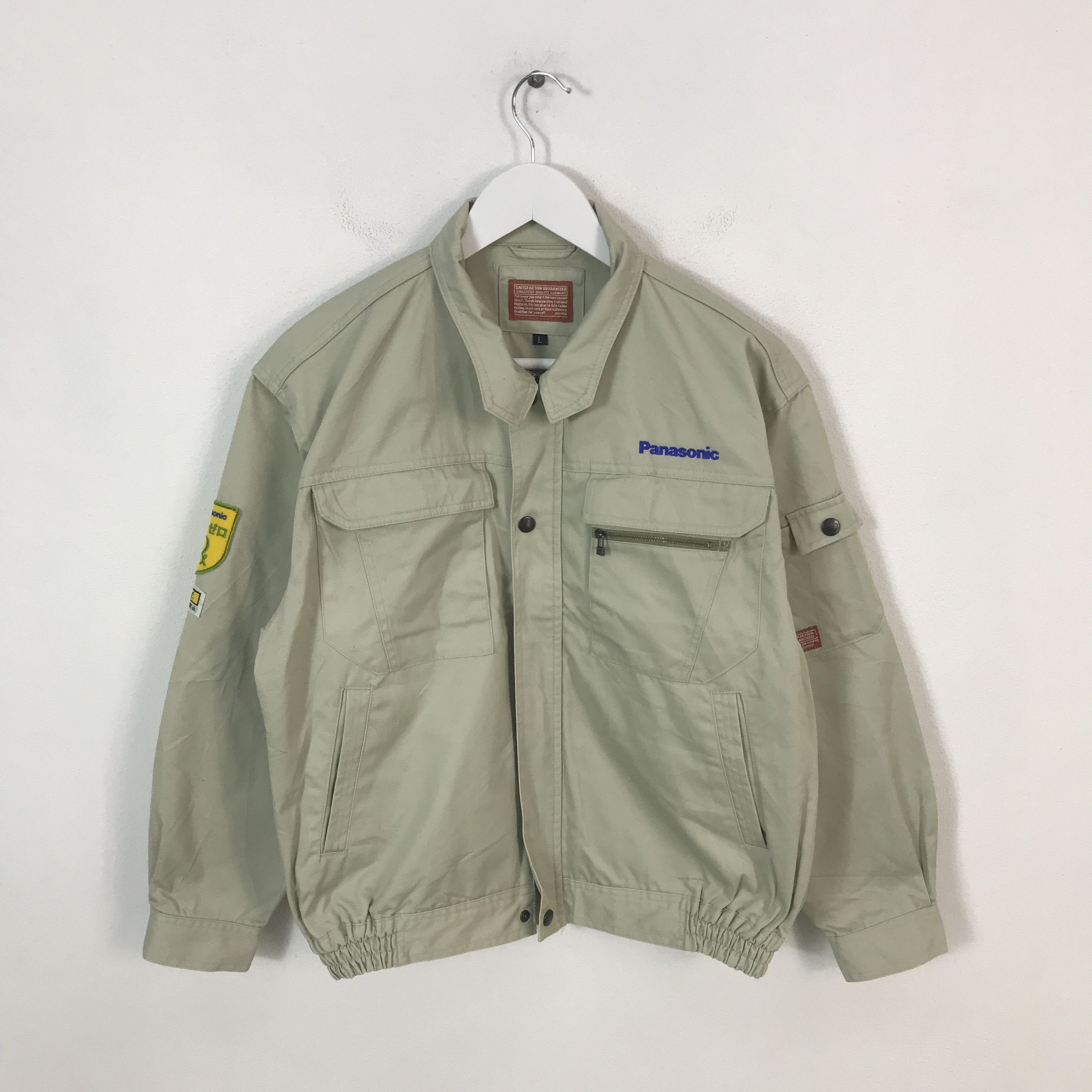Japanese Brand vintage Panasonic Uniform Japan Workers jacket Size US L / EU 52-54 / 3 - 1 Thumbnail