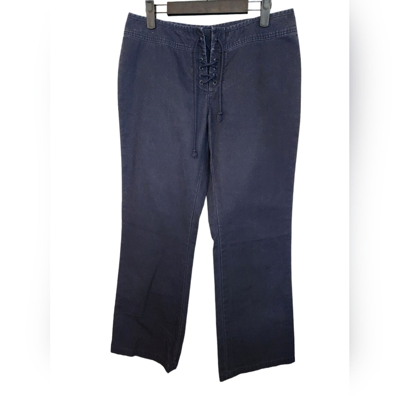 Banana Republic Banana Republic Nautical Y2K Lace front Cotton Twill Pants 8 Size 30" / US 8 / IT 44 - 1 Thumbnail