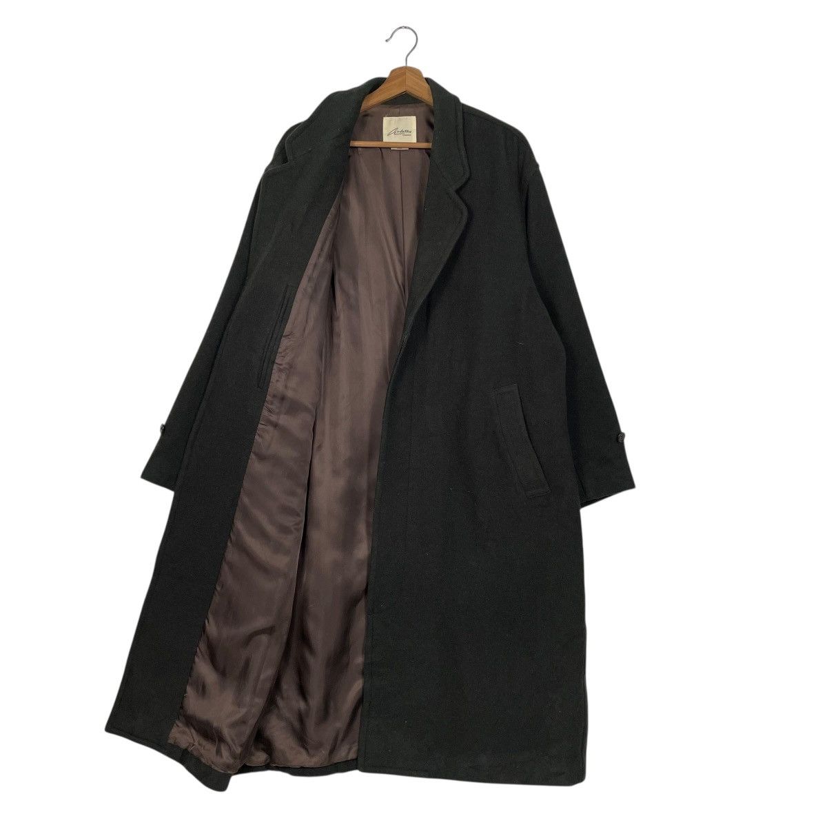 Japanese Brand S. Yoshihiko Arbatax Wool Overcoat Size US XL / EU 56 / 4 - 10 Thumbnail