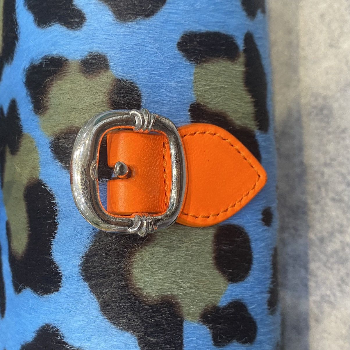 Chrome Hearts CHROME HEARTS Bag Jewelry Roll Lihr Blue Cheetah Size ONE SIZE - 11 Thumbnail