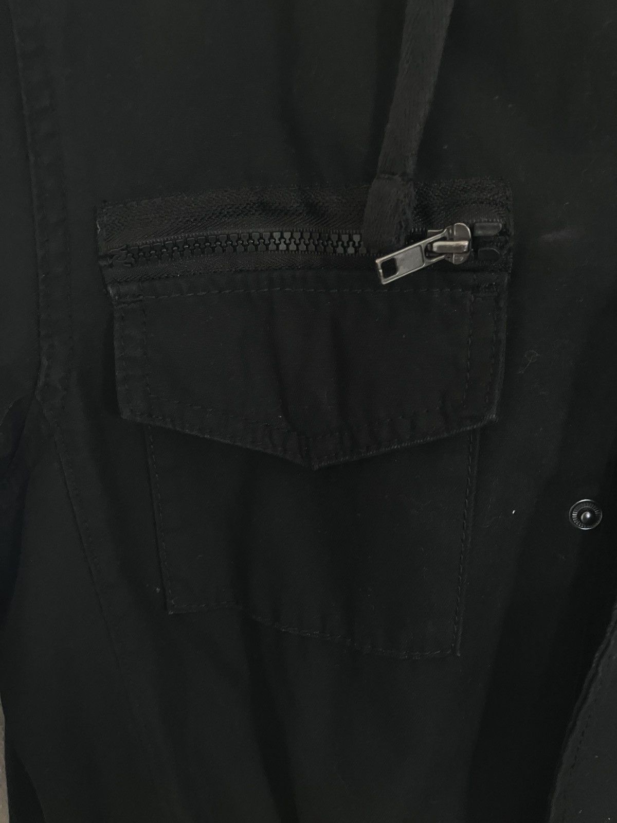 291295=Homme 291295=Homme Black Military Trench w Hood Size US M / EU 48-50 / 2 - 5 Thumbnail