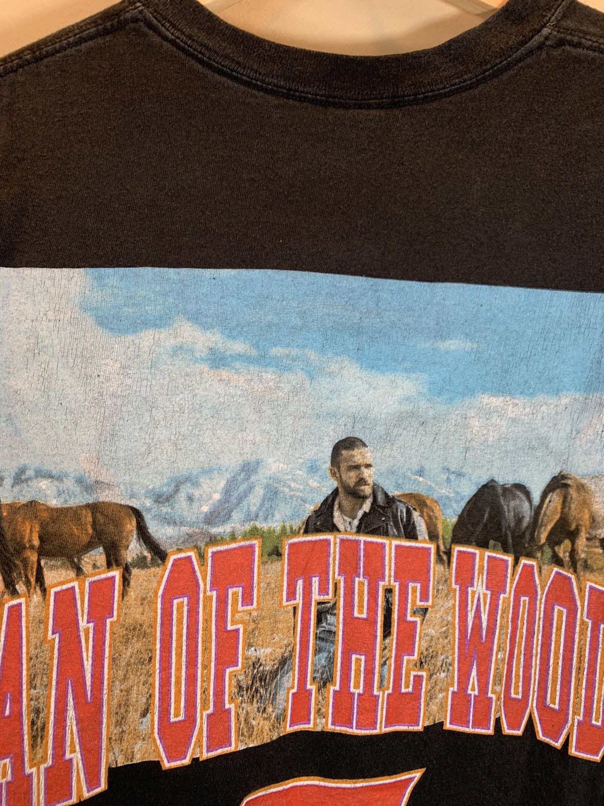 Band Tees × Designer × Heron Preston RARE* Heron Preston Justin Timberlake Man Of The Woods Shirt Size US L / EU 52-54 / 3 - 7 Thumbnail