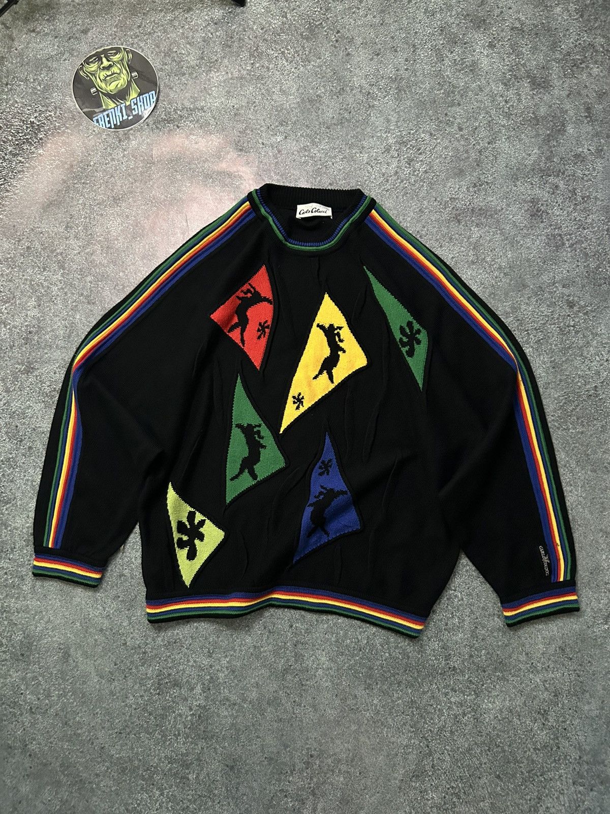Carlo Colucci × Vintage SWEATHER CARLO COLUCCI Size US L / EU 52-54 / 3 - 1 Thumbnail