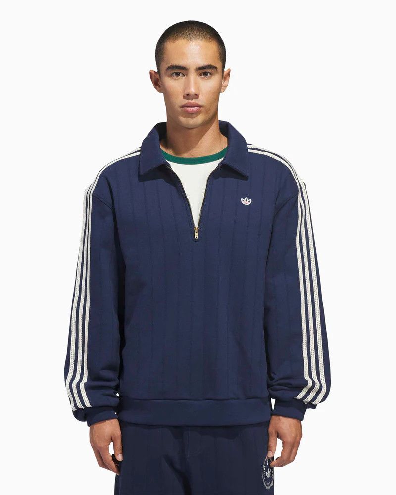 Adidas × CLOT o1mle0526 Crewneck Sweatshirt in Indigo Blue Size US M / EU 48-50 / 2 - 3 Thumbnail