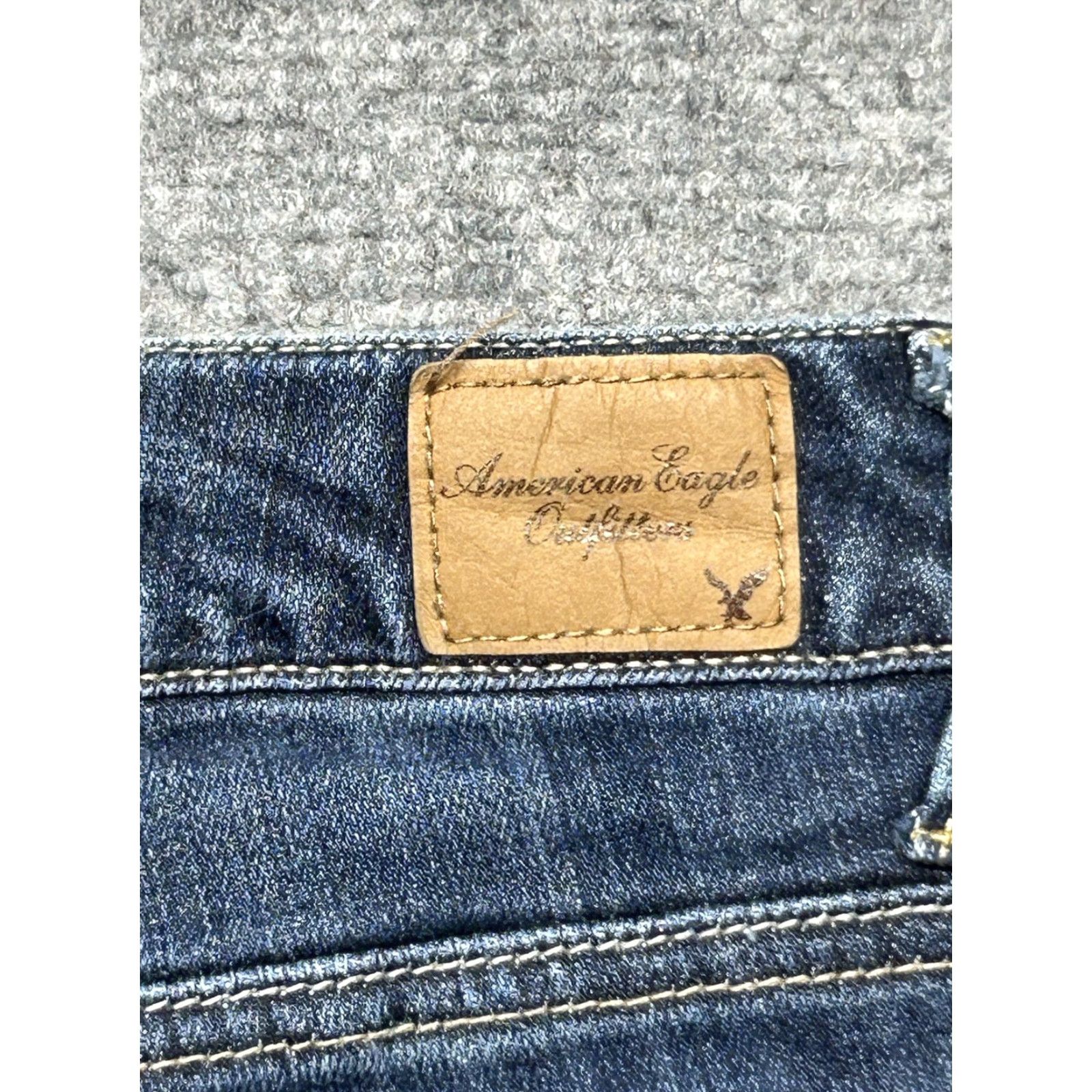 American Eagle Outfitters American Eagle Shorts Womens 2 Denim Distressed Stretch Cuffed Casual Summer Womens Size 26" / US 2 / IT 38 - 7 Thumbnail