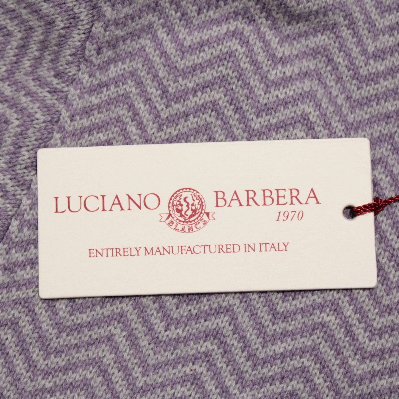 Luciano Barbera Luciano Barbera Sweater Size US M in Purple Size US M / EU 48-50 / 2 - 2 Thumbnail