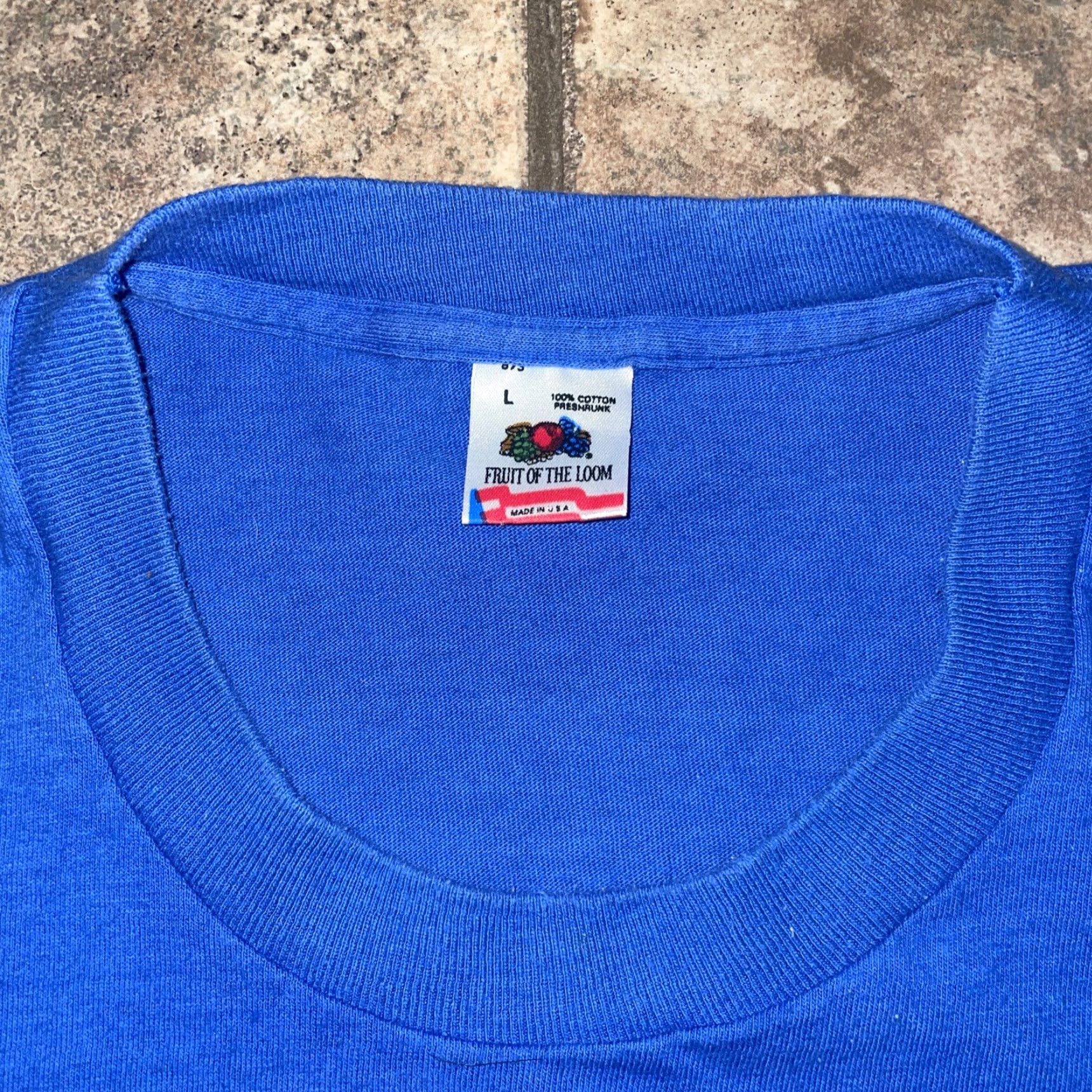 Vintage VINTAGE Single Stitch Blue Classen Comets T-shirt Mens Large USA Short Sleeve Size US L / EU 52-54 / 3 - 3 Thumbnail