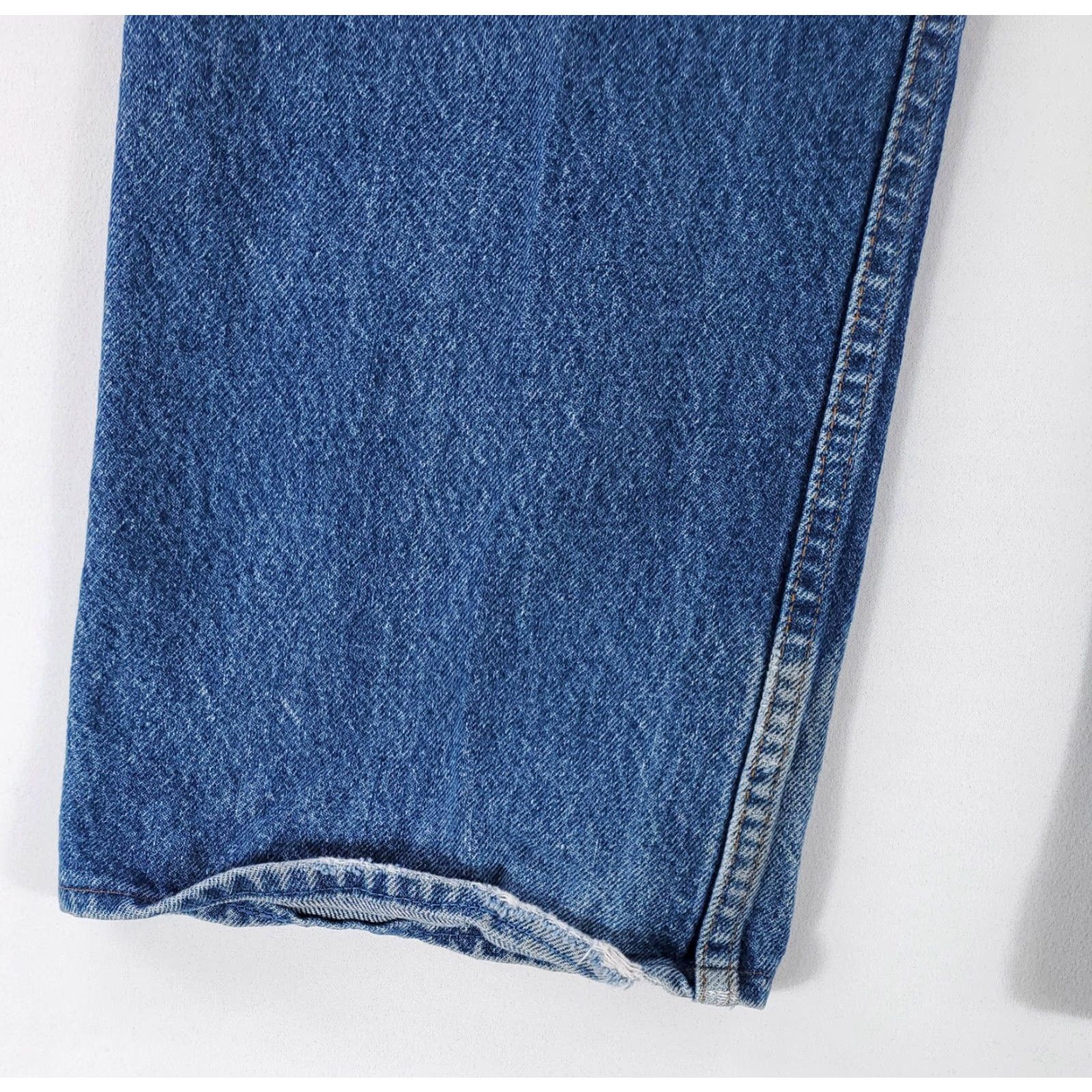 Levi's Levi's 517 Jeans Blue Whiskering Faded Hemmed Mens 36 x 34 36 x 30 Actual Bootcut Jeans Men Blue 517 Size US 36 / EU 52 - 6 Thumbnail