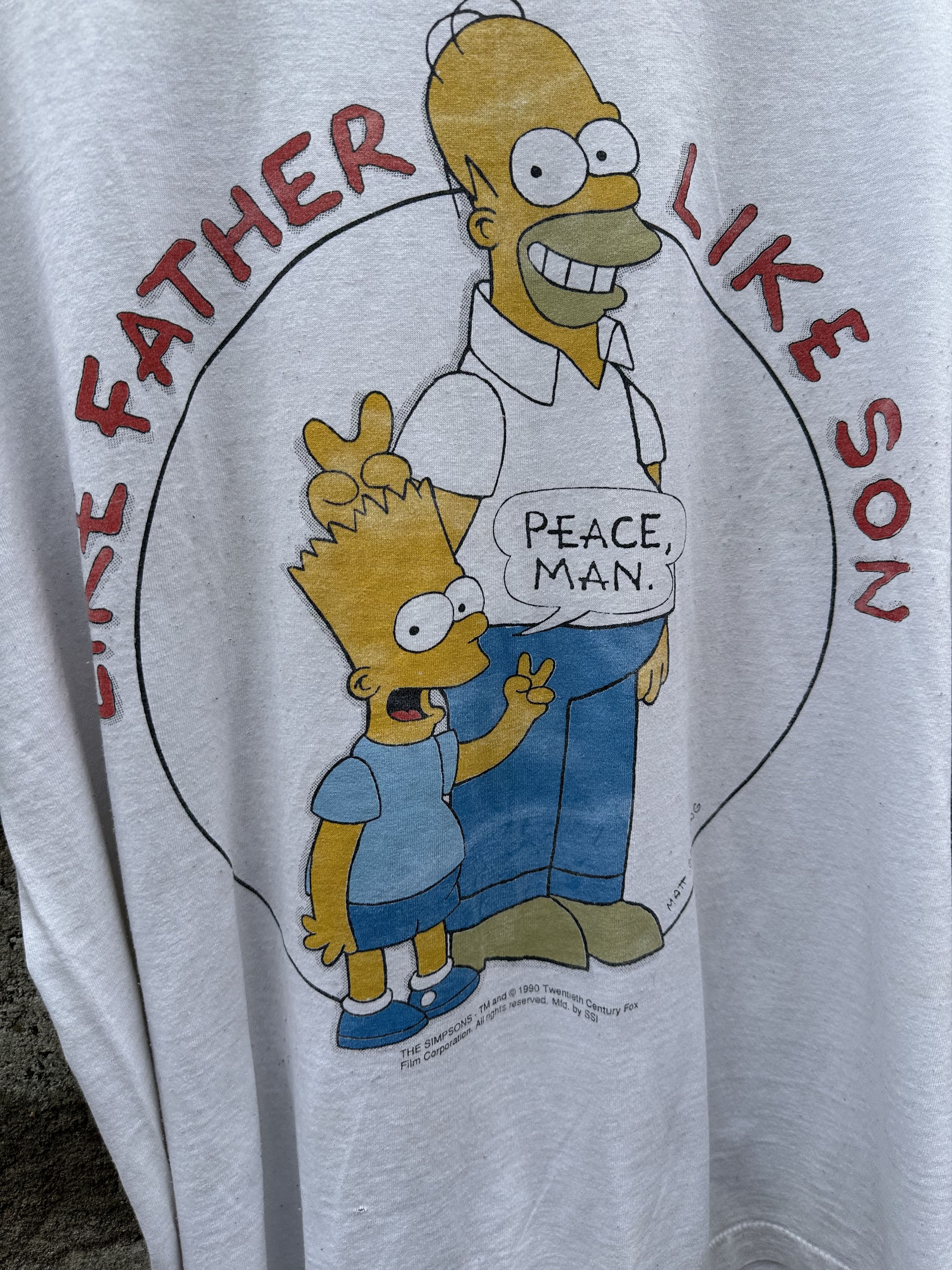 The Simpsons Vintage The Simpsons Homer & Bart “Like Father Like Son” Size US XL / EU 56 / 4 - 3 Thumbnail