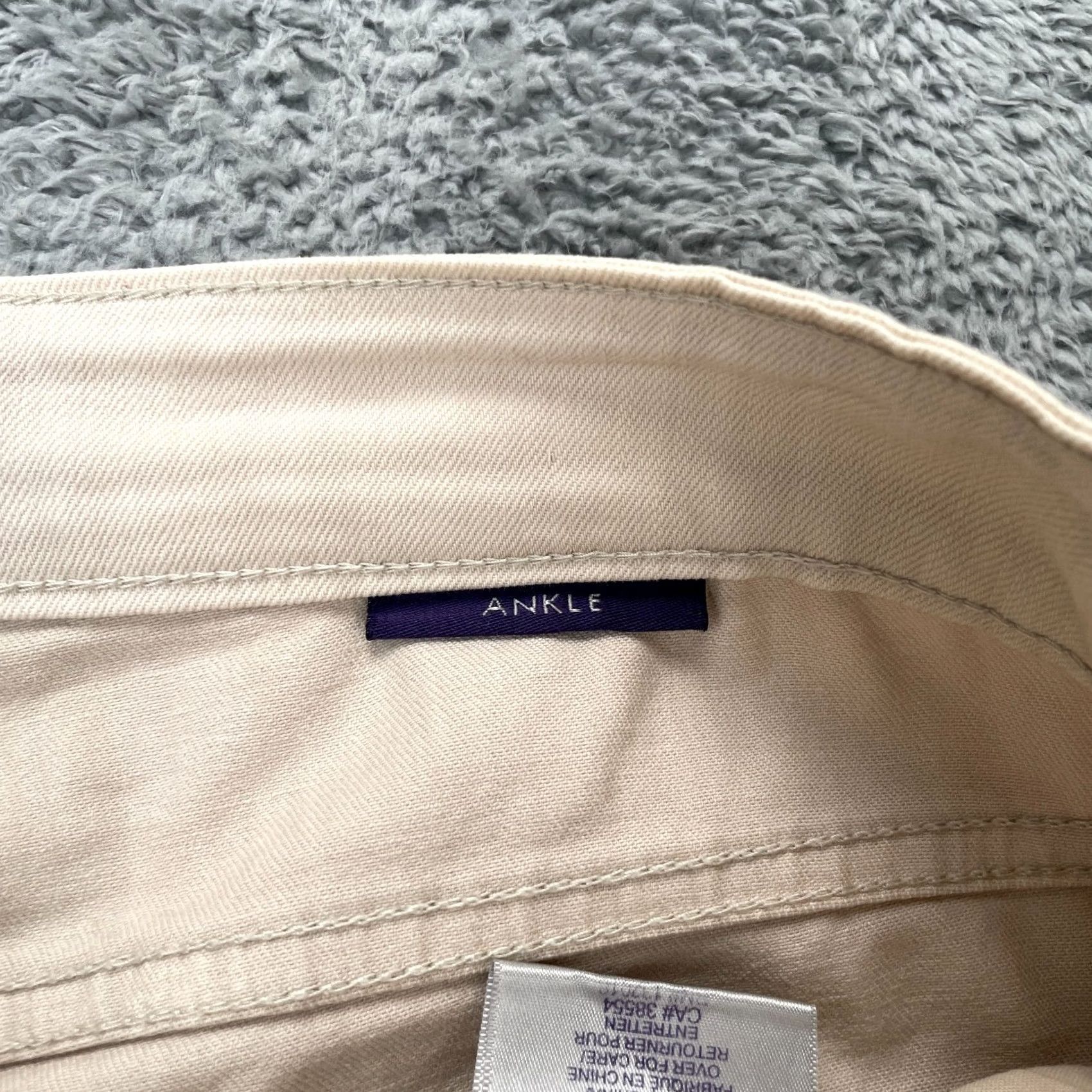 NYDJ NYDJ Jeans Womens 6 Beige Ankle Denim Cotton Stretch Straight Leg Medium Wash Size 28" / US 6 / IT 42 - 4 Thumbnail