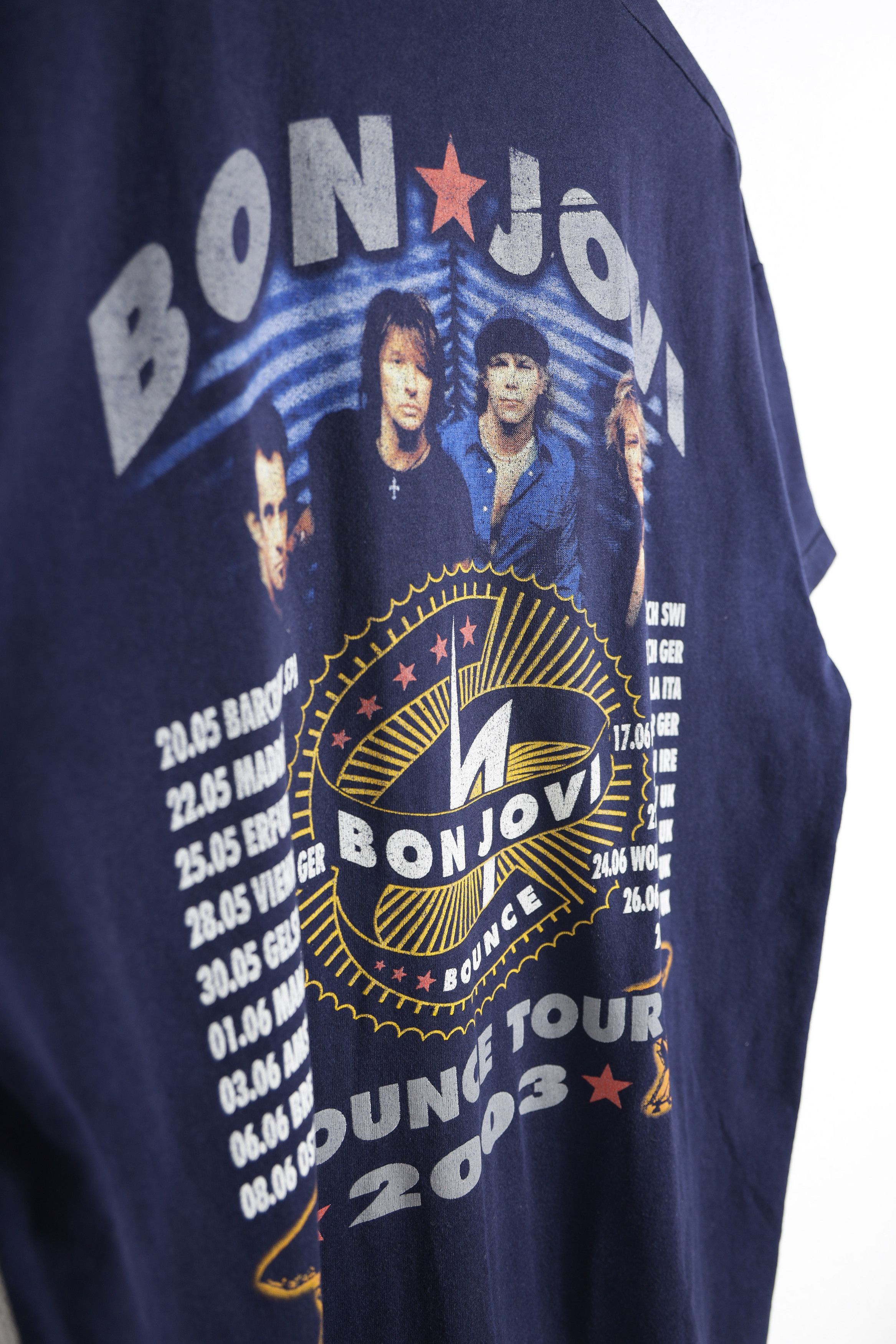 Bon Jovi Vintage Bon Jovi 2003 Bounce Tour Graphic Tee T-shirt Size US L / EU 52-54 / 3 - 12 Thumbnail