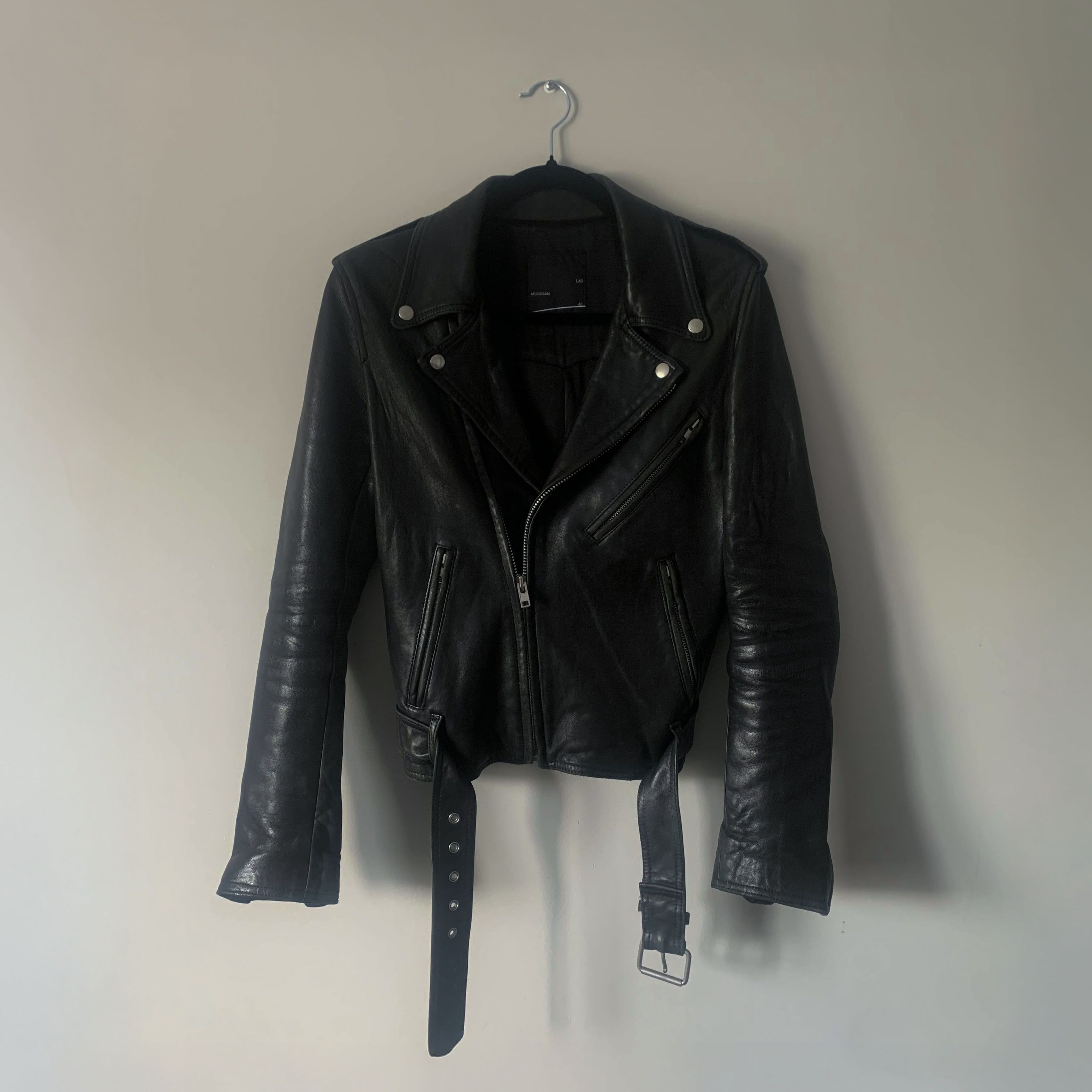 LAD MUSICIAN AW07 ライダースジャケット Lad Musician AW07 Lad Musician Cropped Lambskin Leather Rider