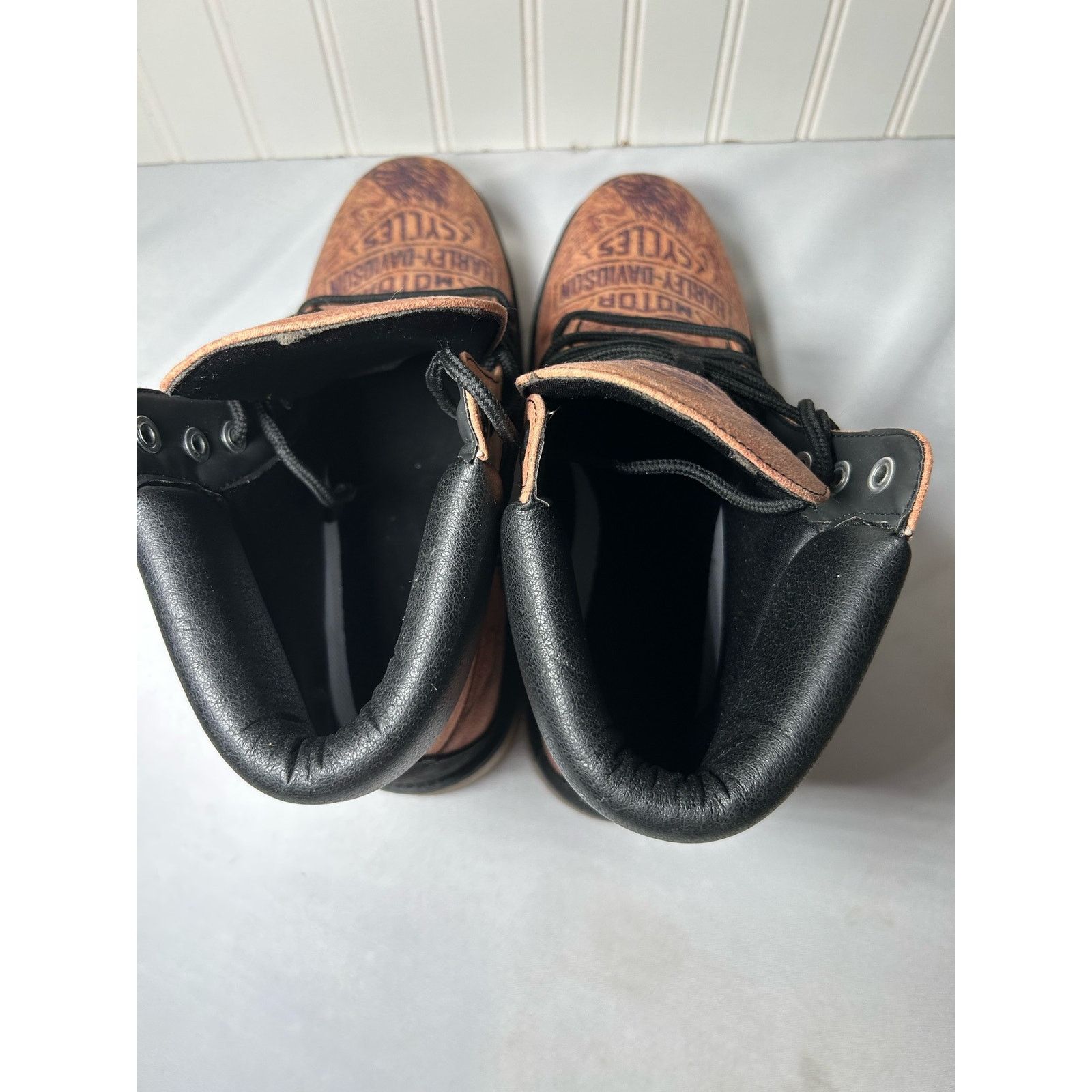 Harley Davidson Harley Davidson Timberland Style Men’s Boots Size 45/12 Size US 12 / EU 45 - 6 Thumbnail