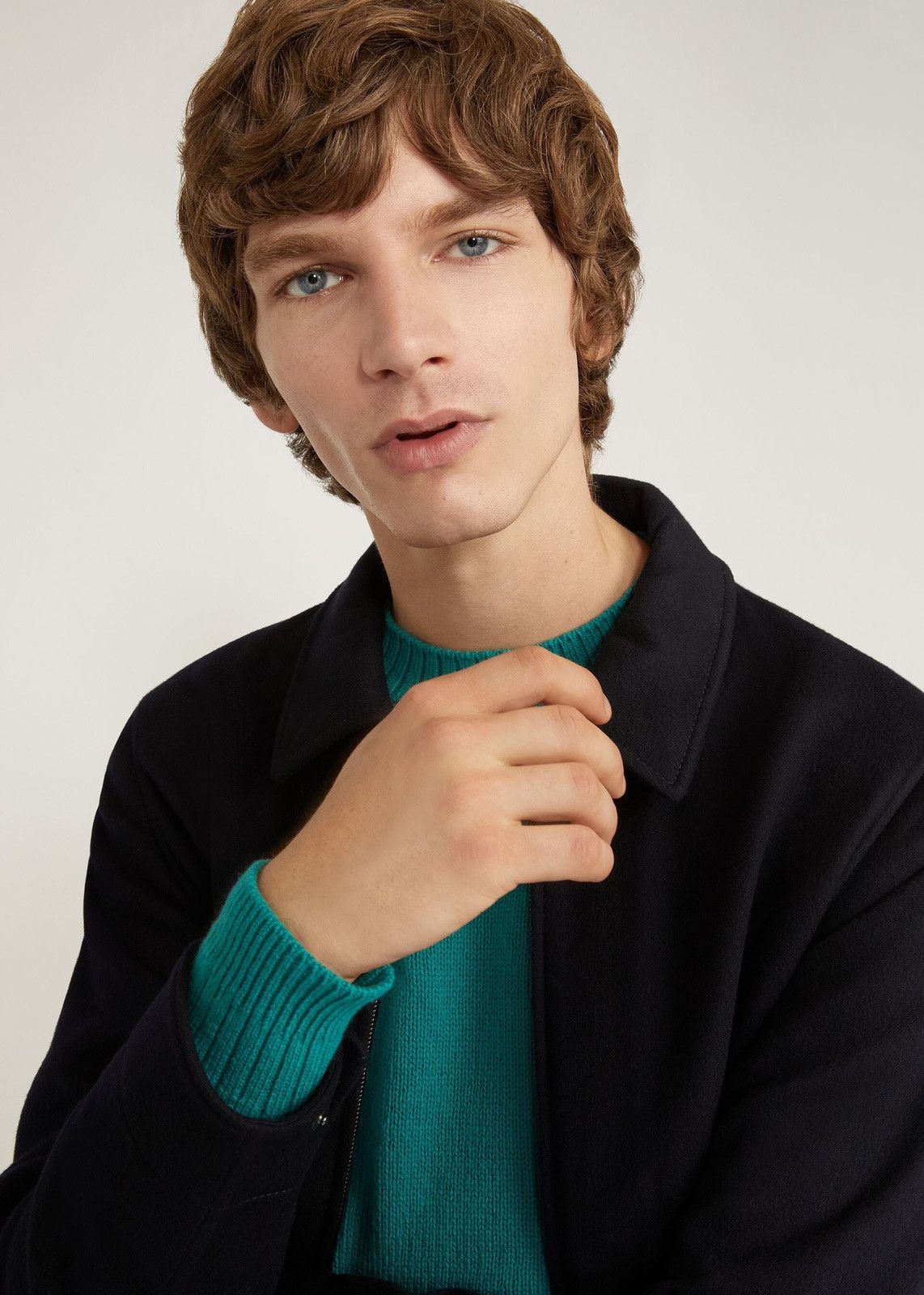 Loro Piana o1srvl11e1124 Girocollo Crew-Neck Sweater in Sea Green Size US XL / EU 56 / 4 - 4 Thumbnail