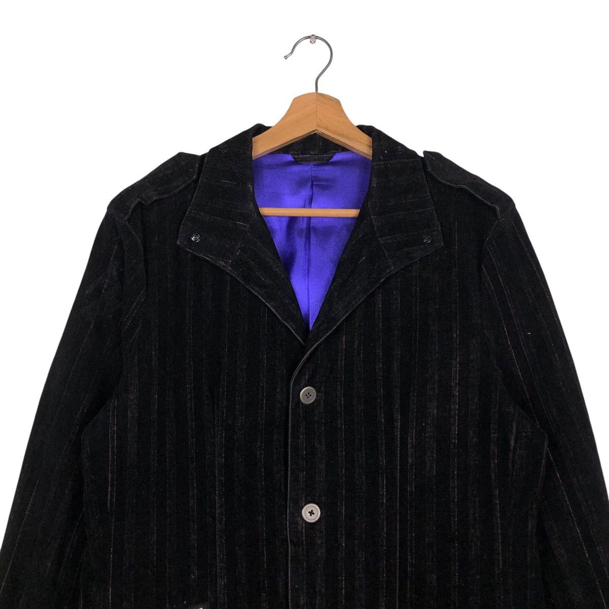 Japanese Brand × Vintage 📌Hickory Chore Jacket Pazzo Denim Issey Miyake Size US L / EU 52-54 / 3 - 4 Thumbnail