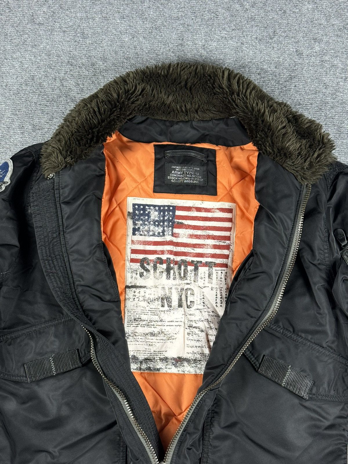 Schott Vintage Schott NYC Bomber Jacket pilot Size US M / EU 48-50 / 2 - 6 Thumbnail