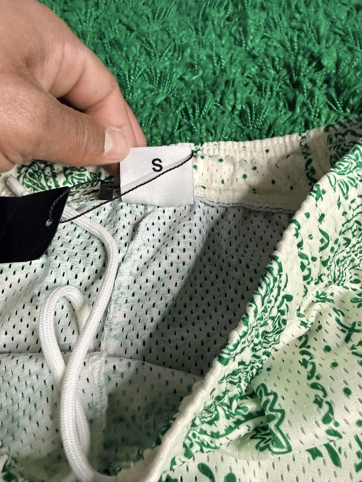 Bravest Studios Bravest Studio White/Green Paisley Size SMALL Size US 30 / EU 46 - 5 Thumbnail