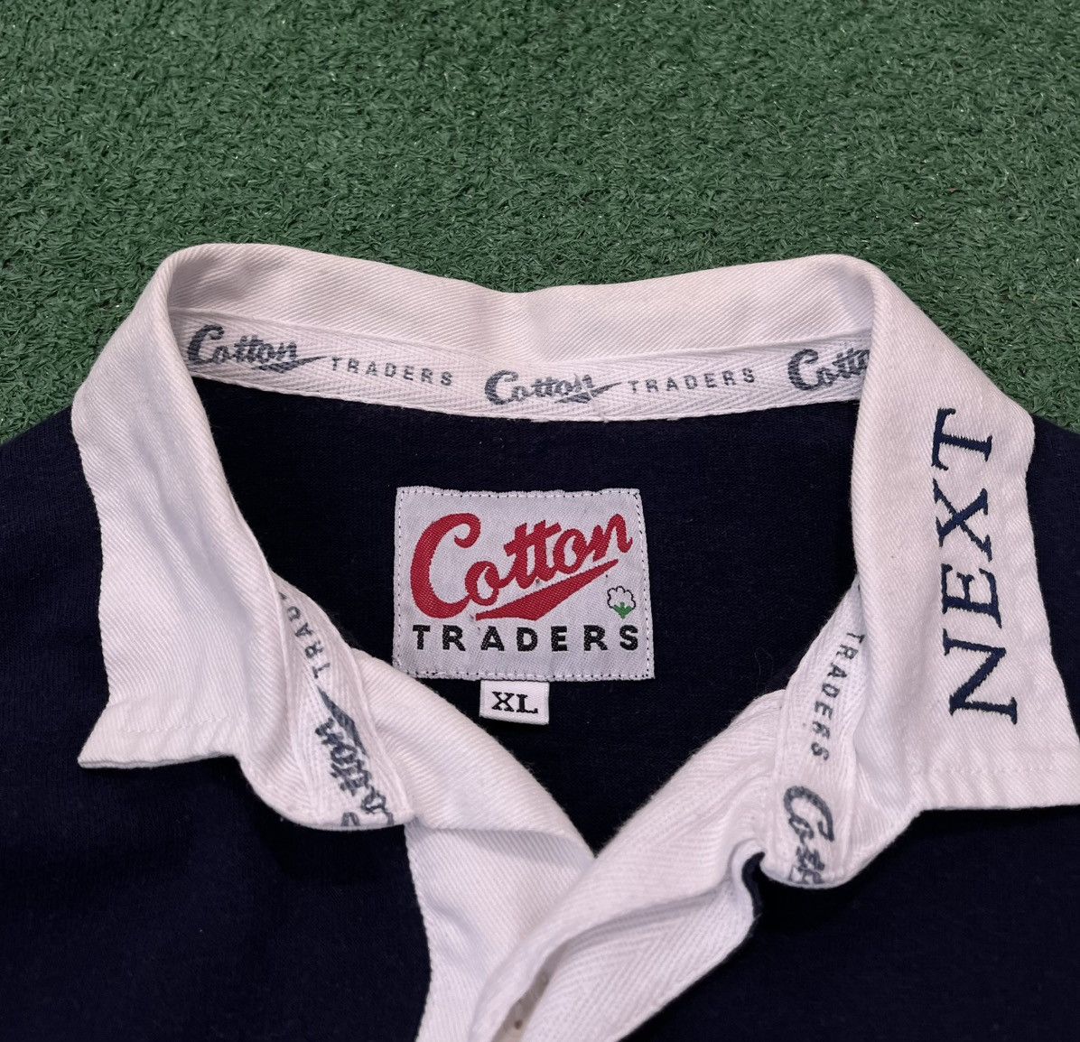 Cotton Traders Leicester Rugby Jersey Vintage 90s Cotton Traders Size US XL / EU 56 / 4 - 4 Thumbnail
