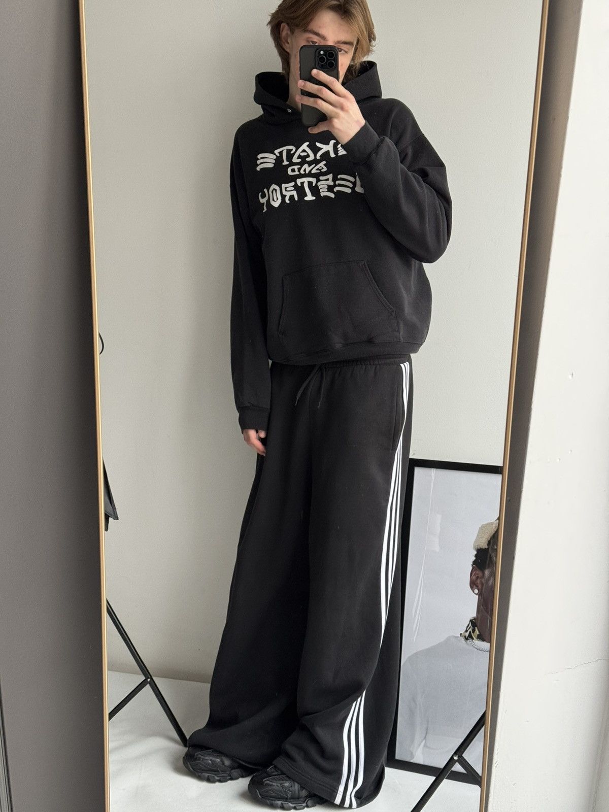JNCO Vintage Thrasher Skate And Destroy Oversized Boxy Fit hoodie Size US M / EU 48-50 / 2 - 2 Thumbnail