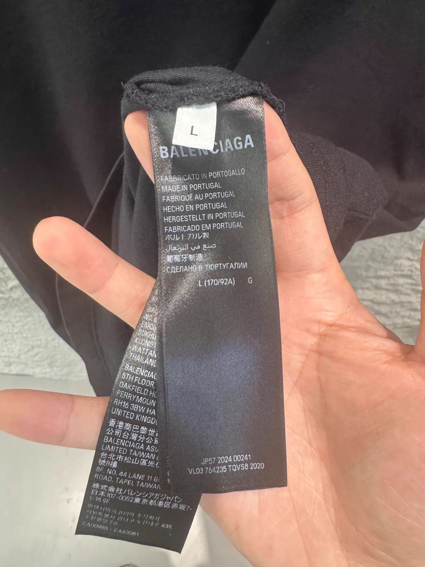 Balenciaga Balenciaga Black BB Embroidered Oversized T-shirt Size L / US 10 / IT 46 - 4 Thumbnail