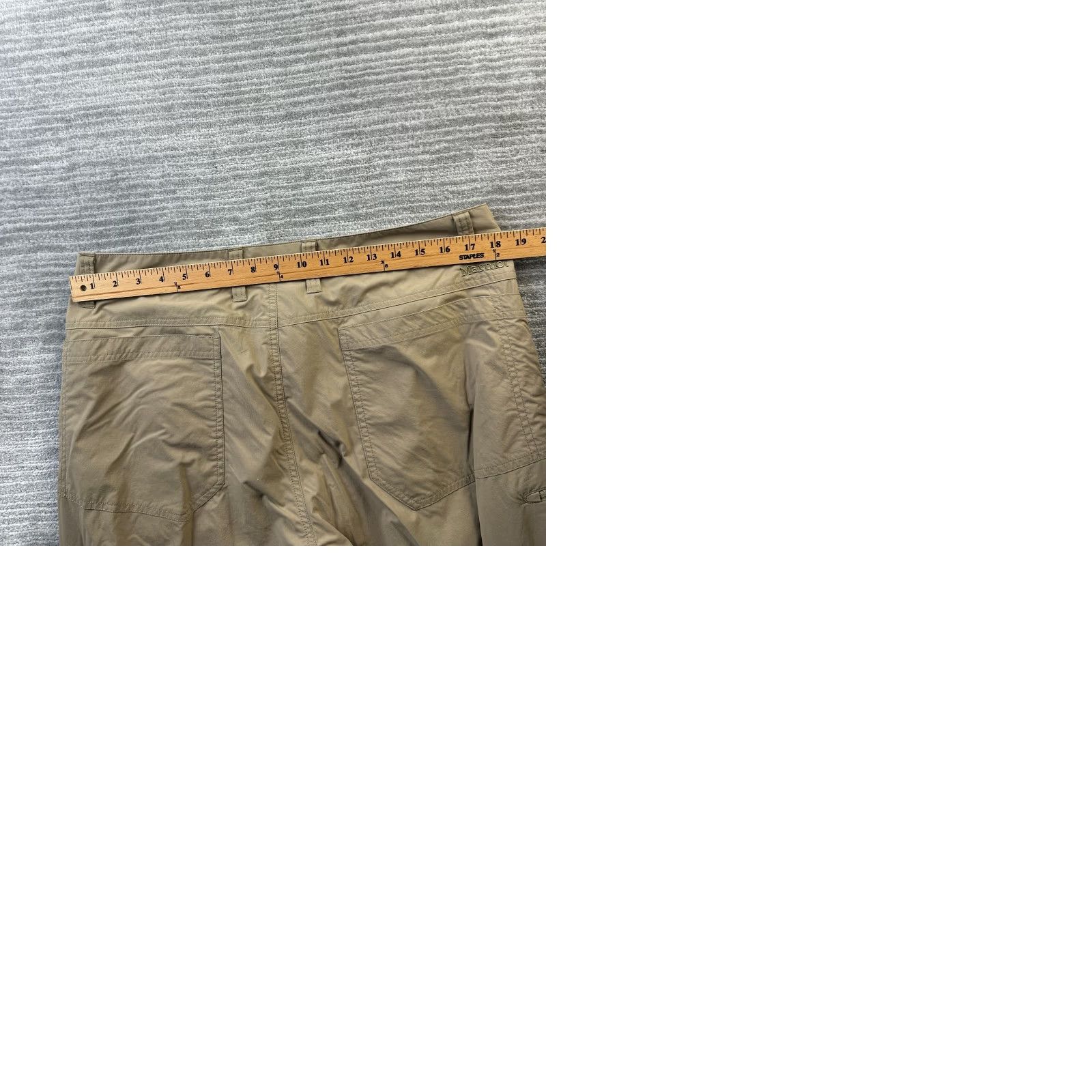 Marmot VINTAGE Marmot Pants Mens 36x30 Beige Tan Straight Cargo Outdoors Hiking Stretch Size US 36 / EU 52 - 9 Thumbnail