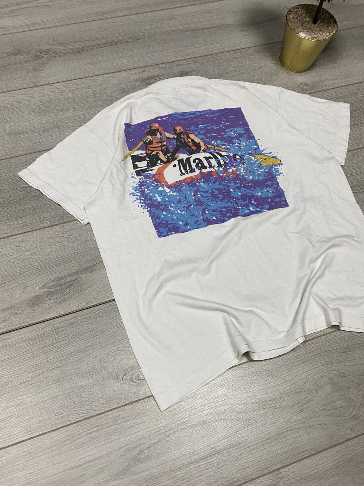 Marlboro Fruit of The loom 1990 Marlboro big print vintage t-shirt Size US XL / EU 56 / 4 - 14 Thumbnail