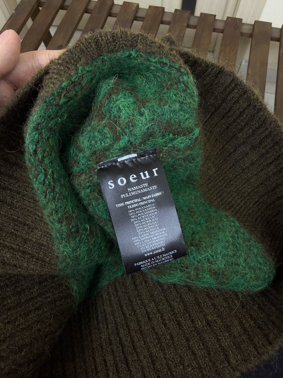 Soeur SOEUR Namaste Sleeveless alpaca Knitted Jumper size S-M Size M / US 6-8 / IT 42-44 - 8 Thumbnail