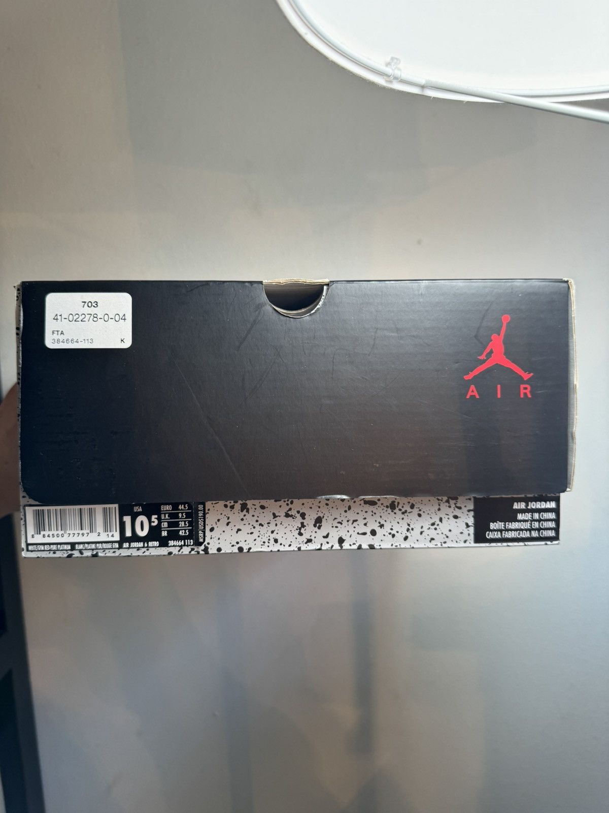 Jordan Brand Size:10.5 Retro 6 Alternate Hare Size US 10.5 / EU 43-44 - 8 Thumbnail