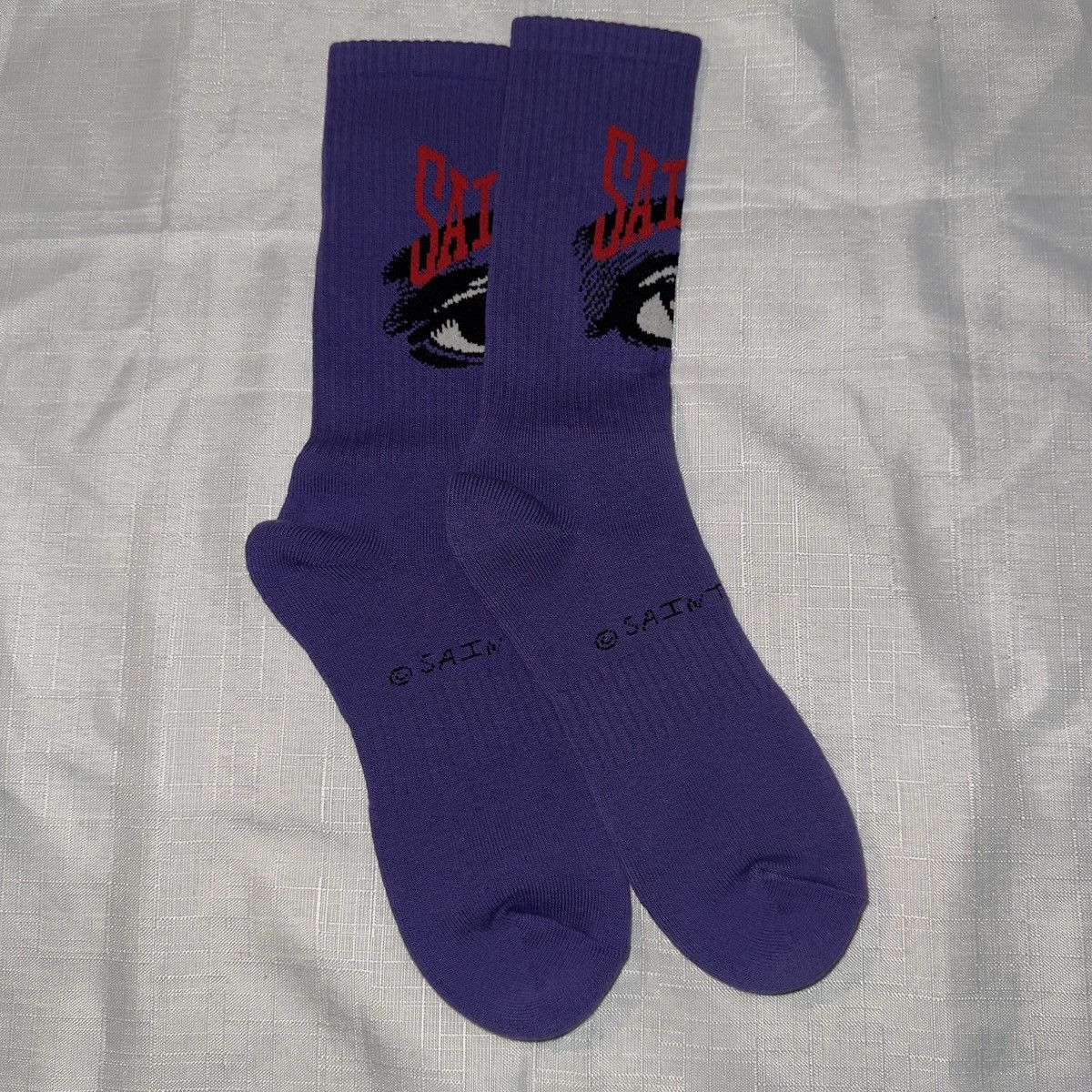 Saint Michael Saint Michael Eye Socks “Purple” Size ONE SIZE - 3 Thumbnail