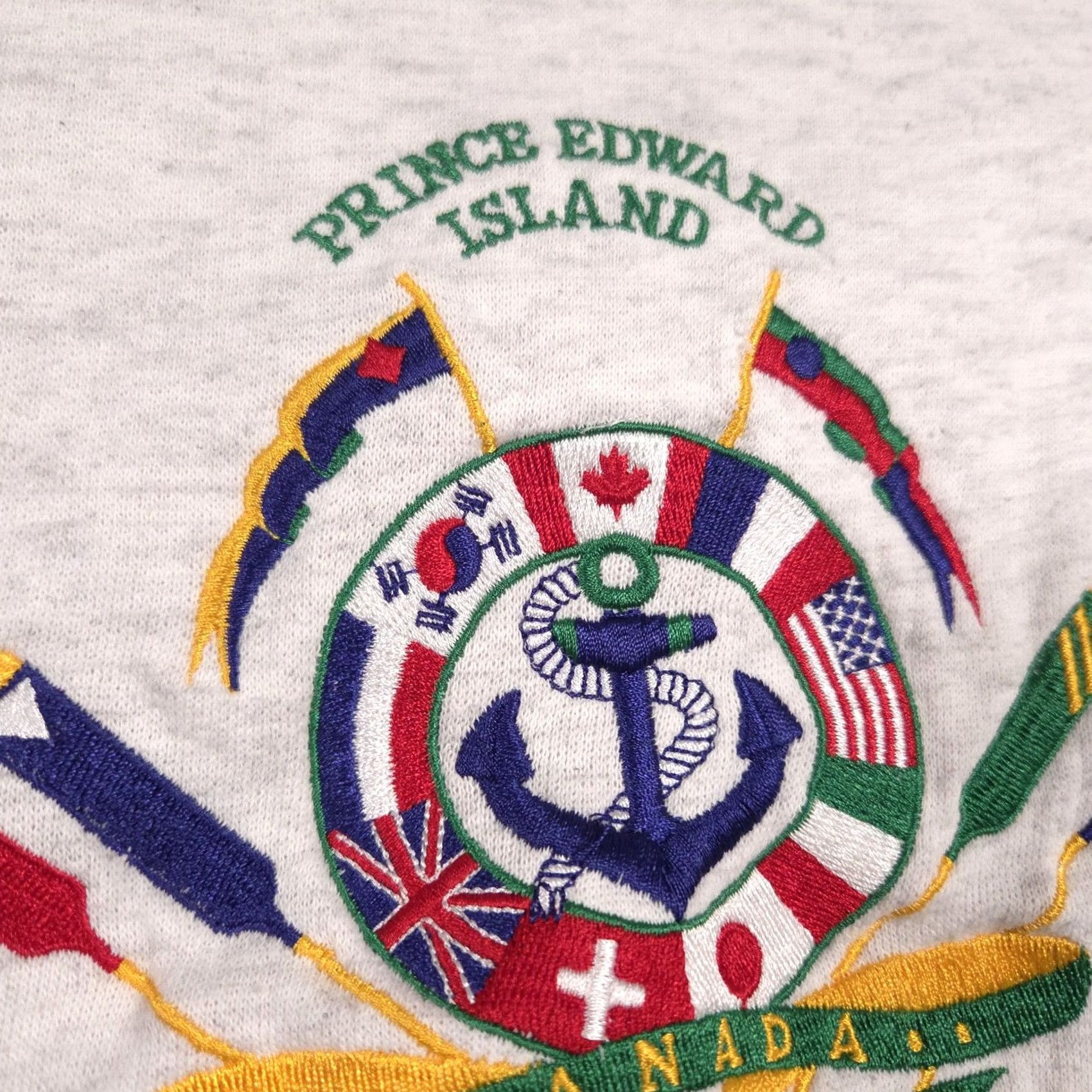 Prince VINTAGE Prince Edward Island Sweatshirt Mens Large Nautical Canada Crewneck 90s Size US L / EU 52-54 / 3 - 5 Thumbnail