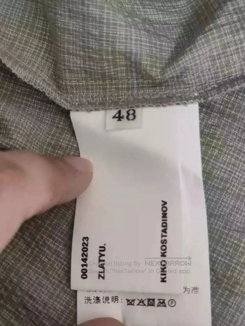 Kiko Kostadinov Kiko kostadinov destroys collared long-sleeve spliced pullo Size US M / EU 48-50 / 2 - 3 Thumbnail