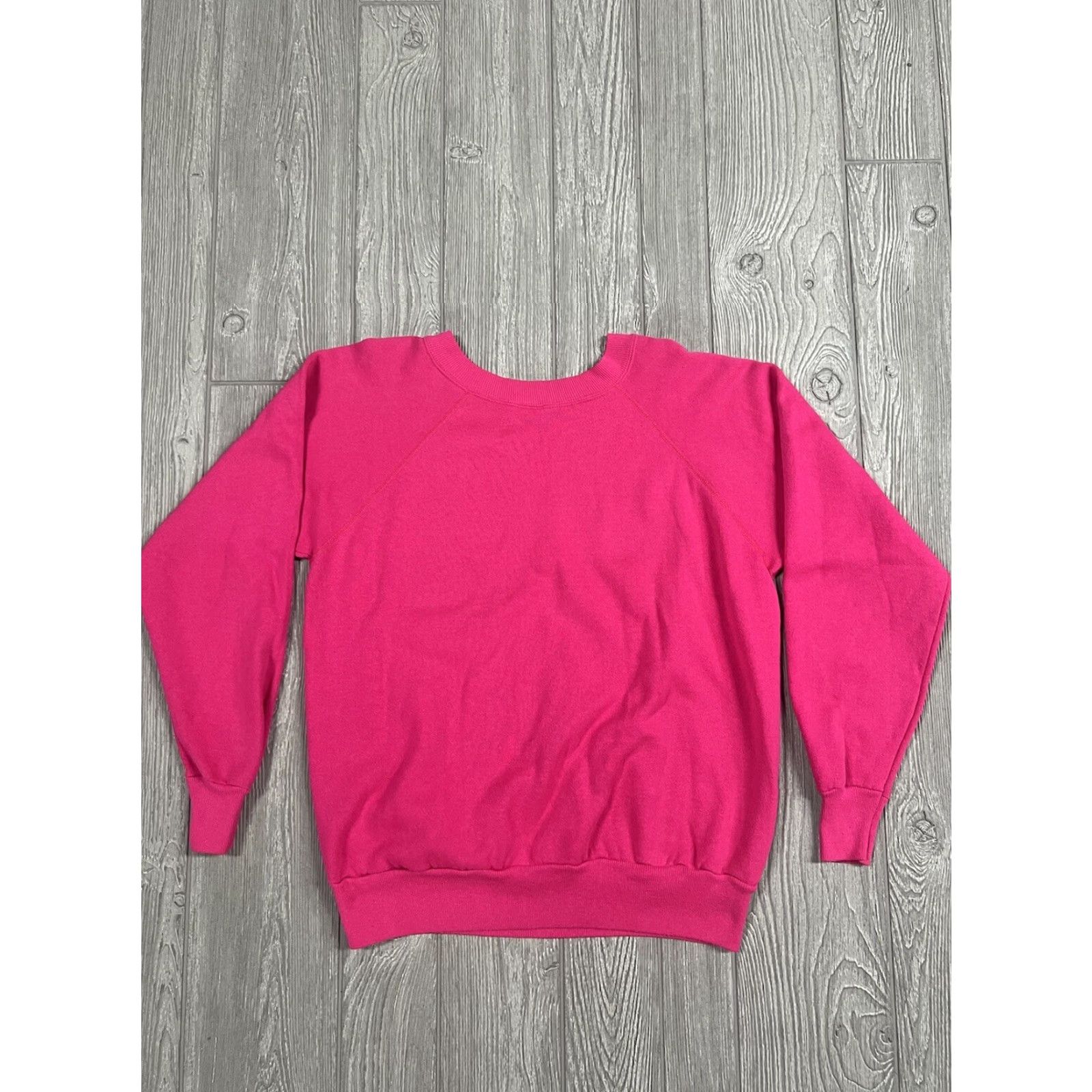 Twins VINTAGE Pannill Sweatshirt Women’s L Maternity 80s Pink Graphic Print “There’s More Two Love” Size L / US 10 / IT 46 - 6 Thumbnail
